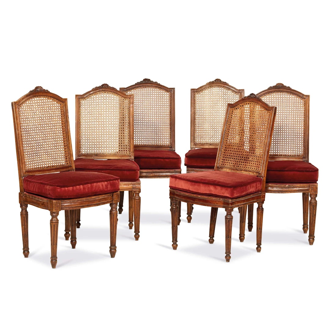 A GENOESE SUITE FURNITURE SET, LATE 18TH CENTURY