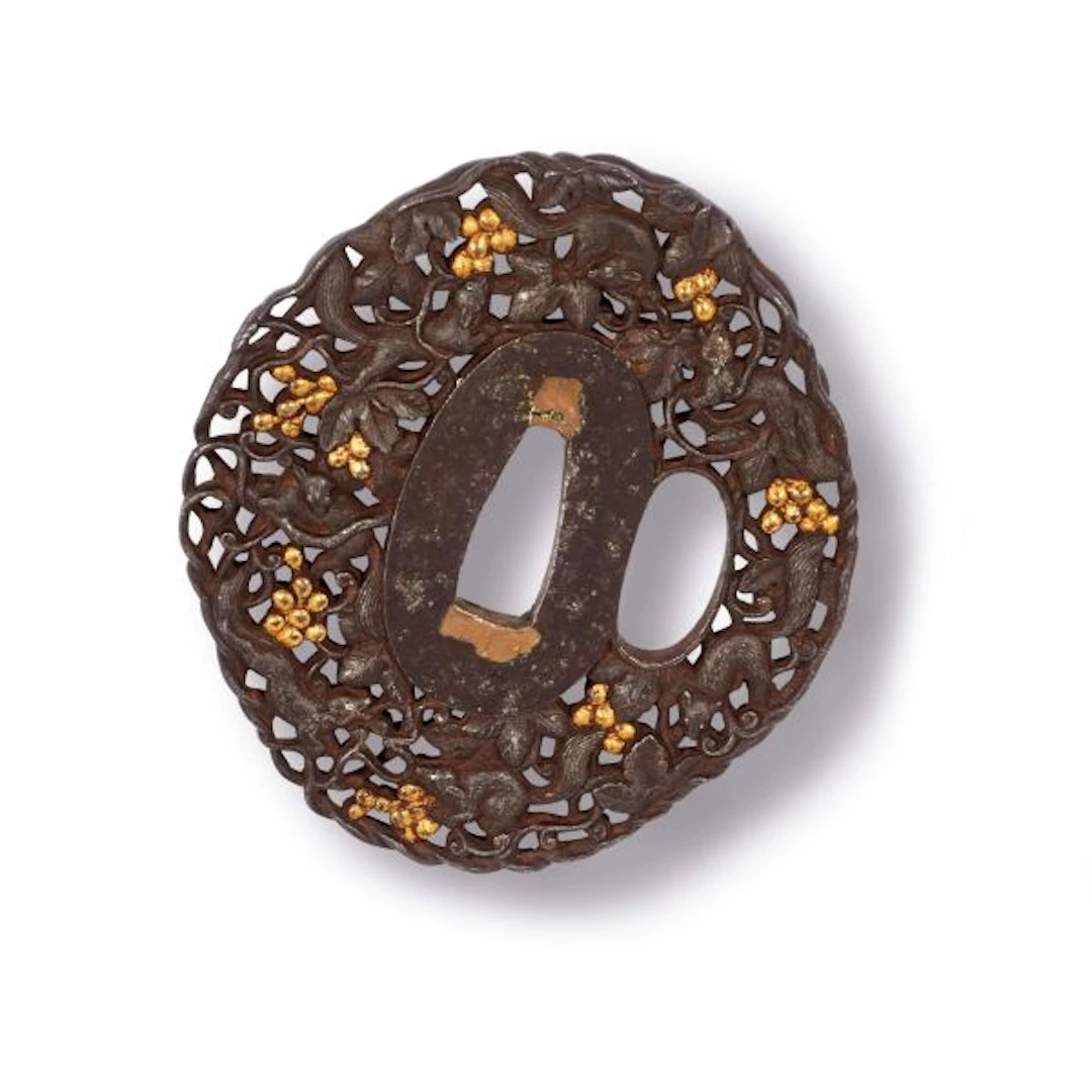 A TSUBA, JAPAN, EDO PERIOD, 19TH CENTURY