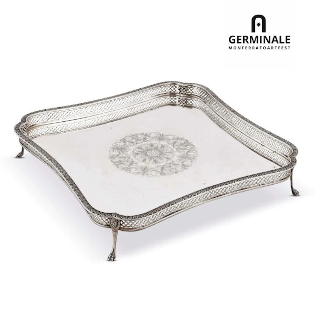 A SILVER TRAY, ETTORE MAINARDI, MILAN, HALF 20TH CENTURY