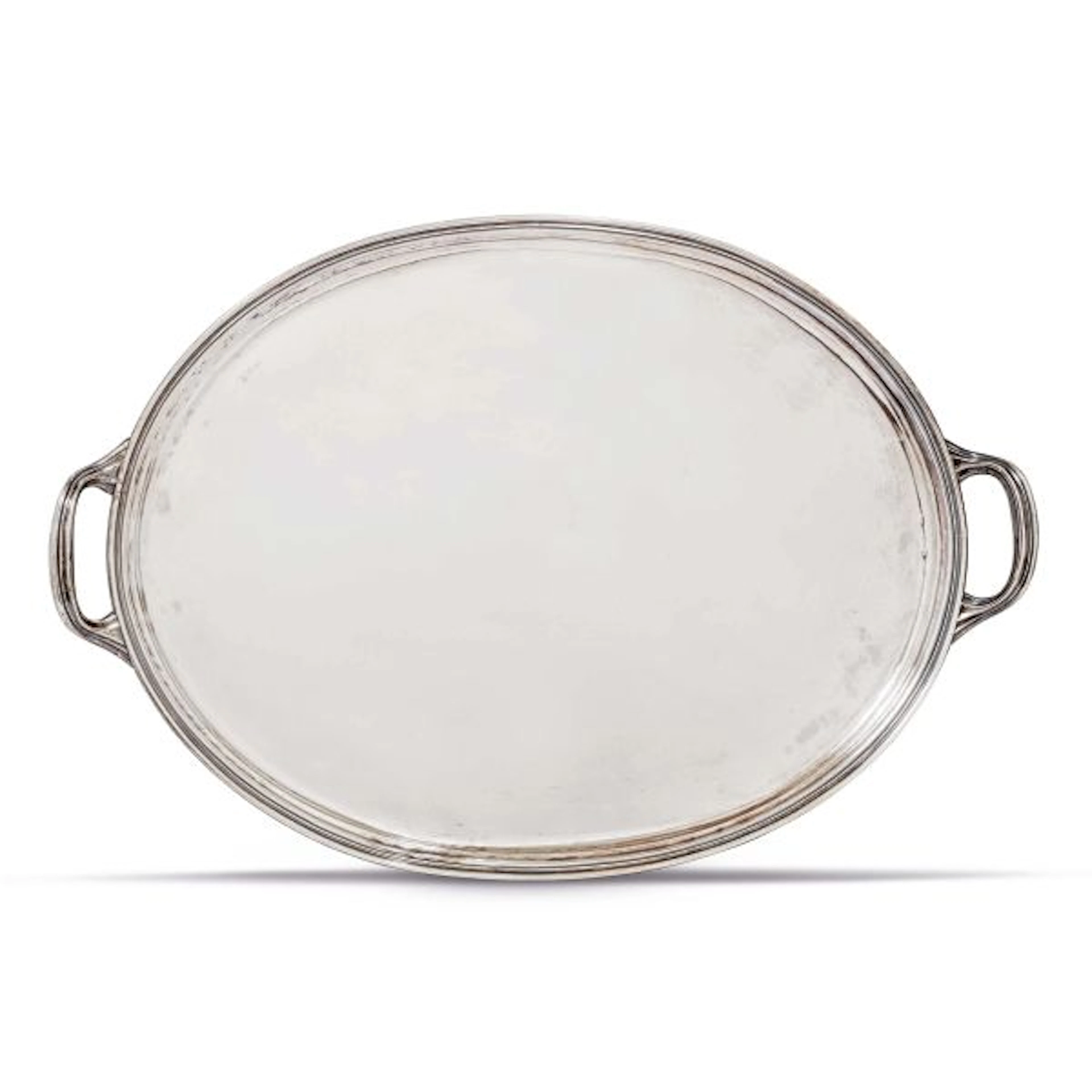A SILVER TRAY, VENICE, 19TH CENTURY