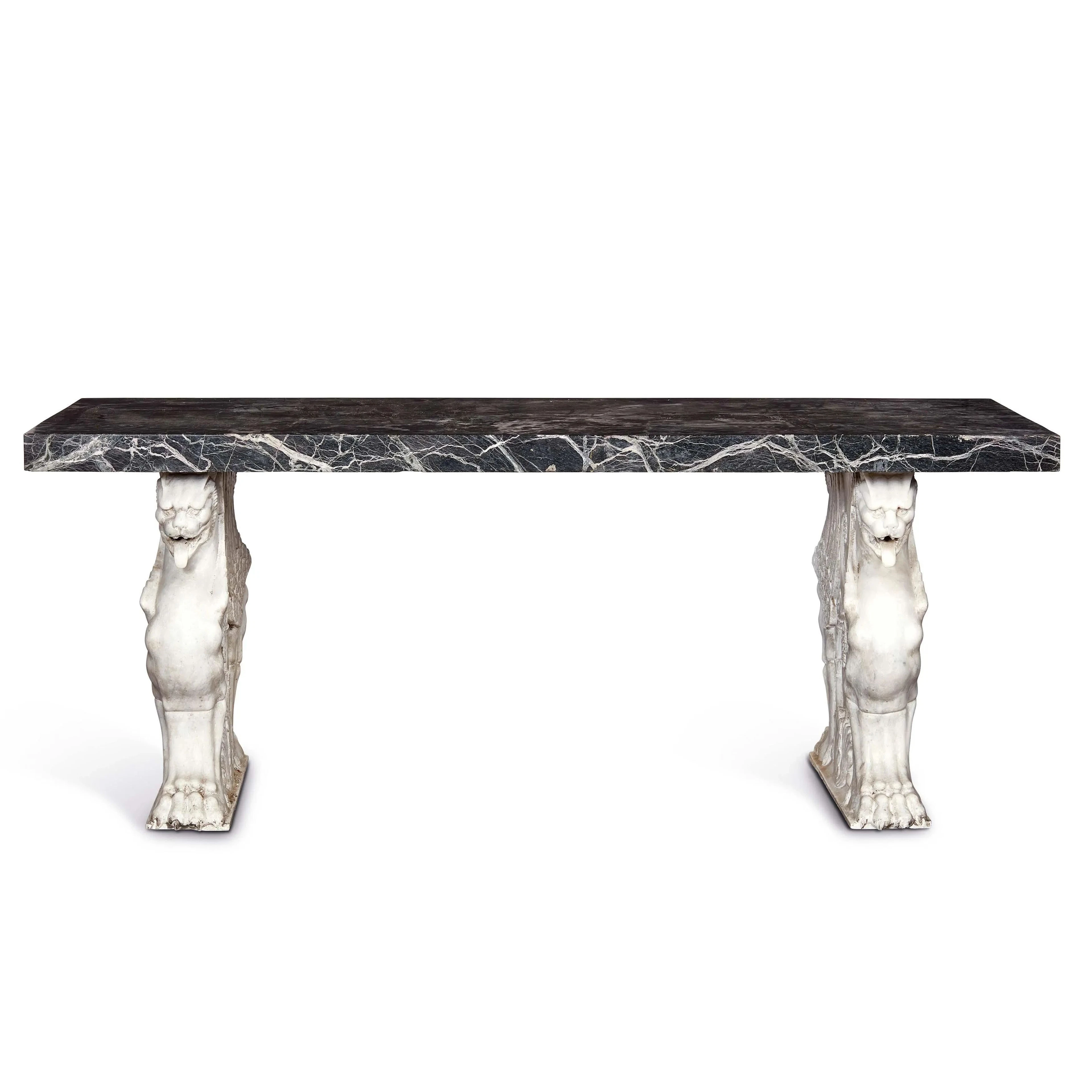 A IMPORTANT ROMAN TABLE, 19TH CENTURY