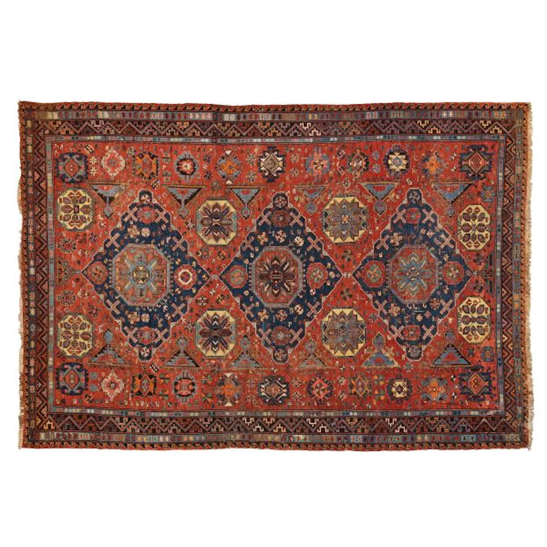 A CAUCASIAN SUMAK CARPET, 19TH CENTURY