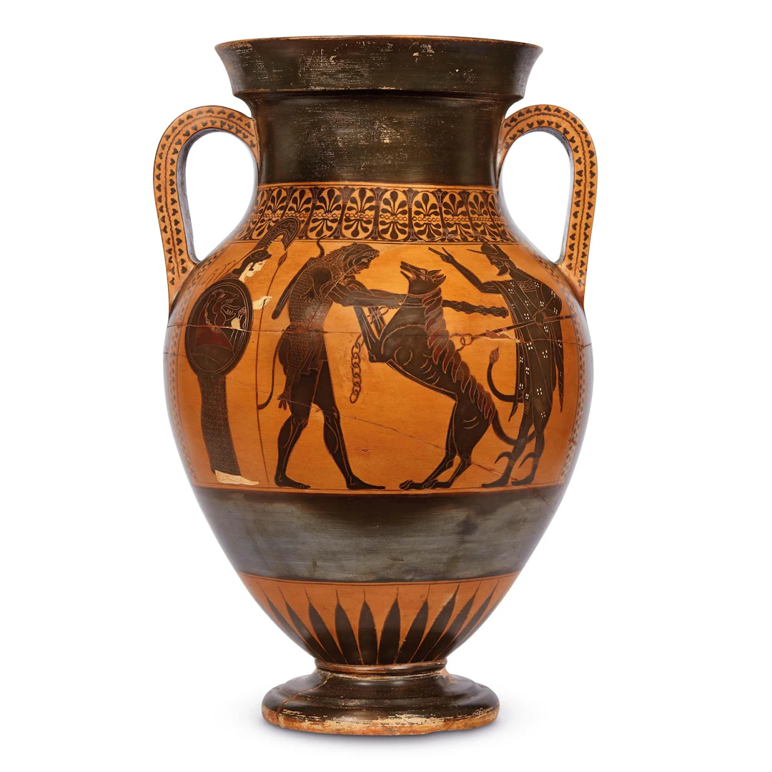 A LARGE ATTIC AMPHORA, 19TH CENTURY