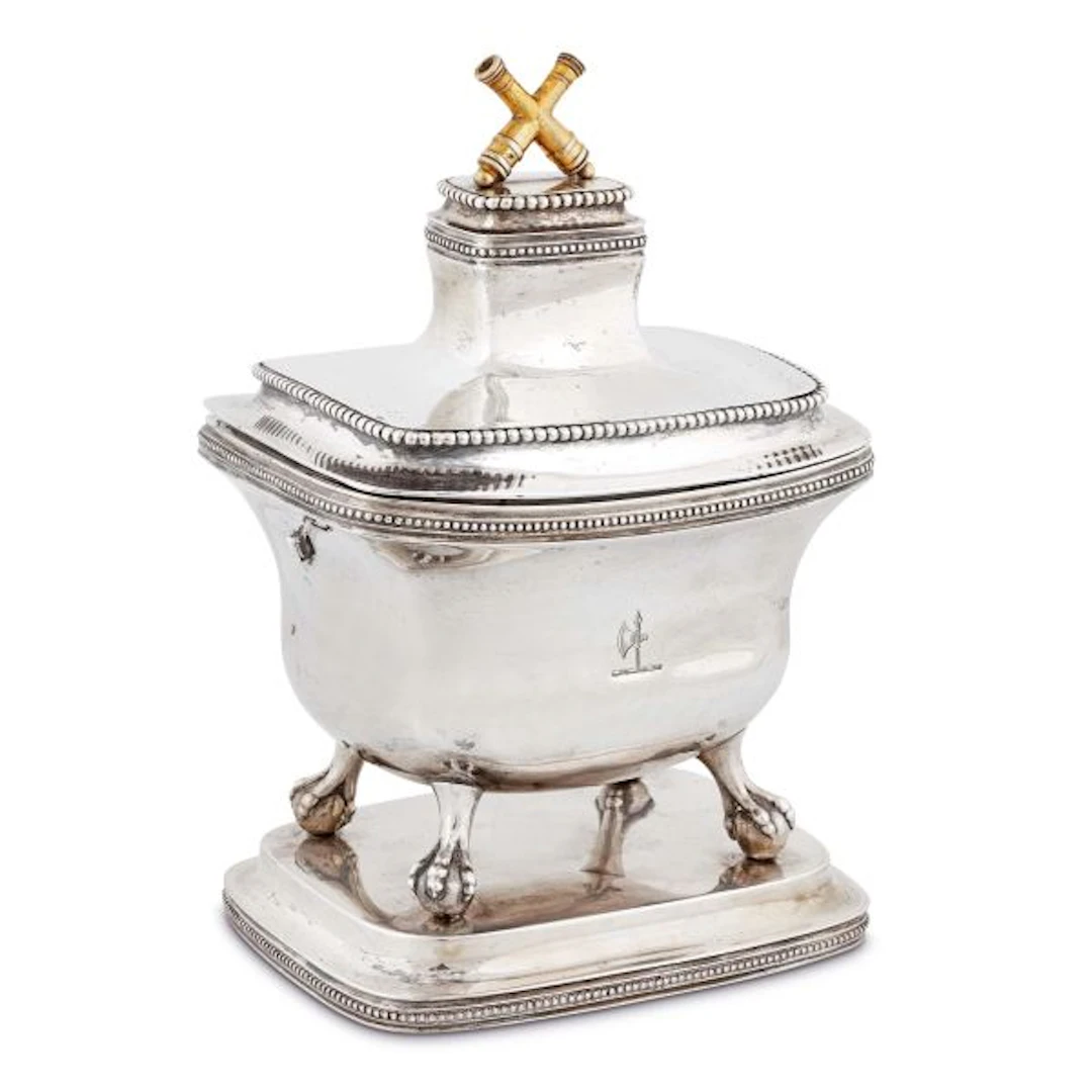 A SILVER SUGAR BOWL, JACQUES-ANTOINE KREMER, PARIS, 1809/1819