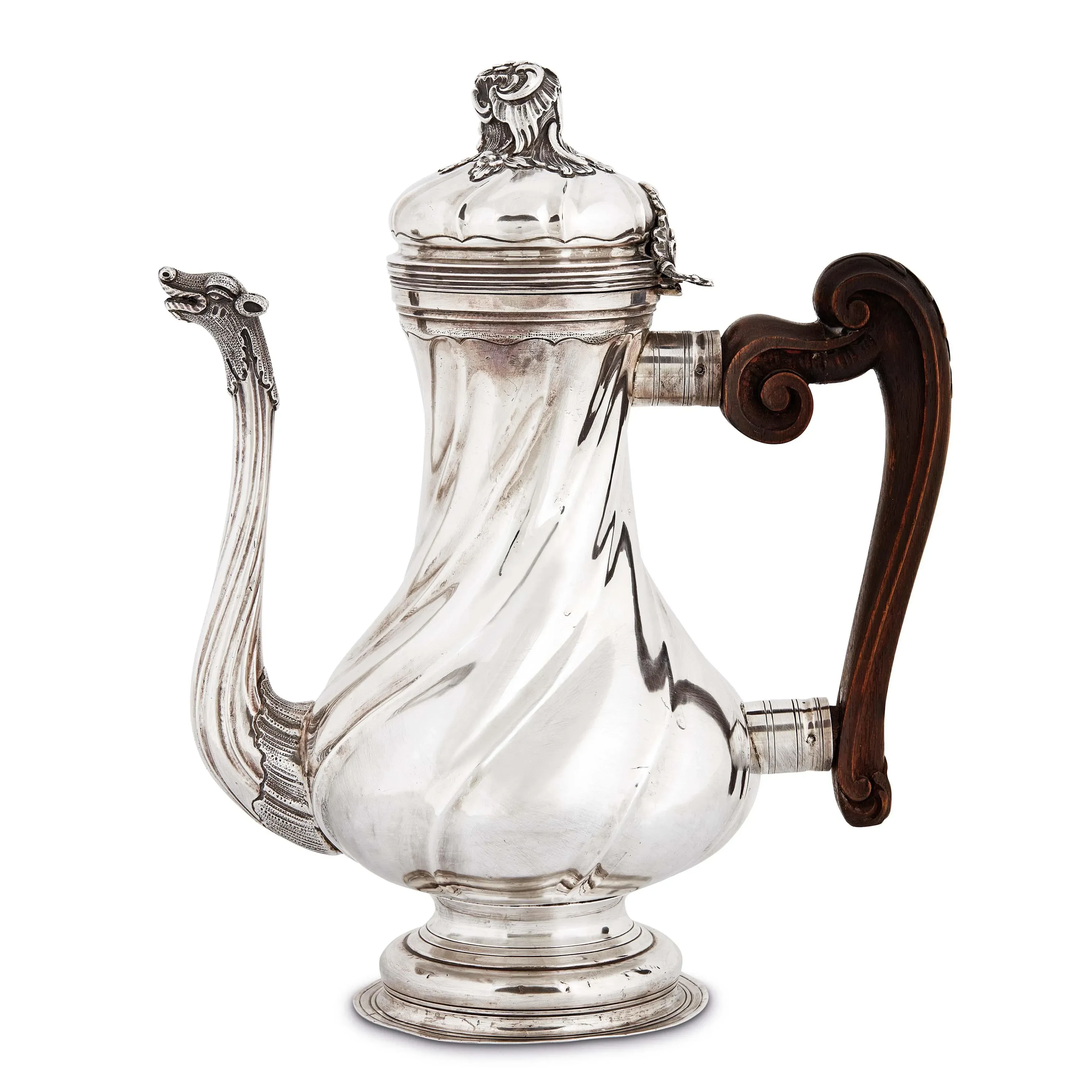 A SILVER COFFEE POT, GENOA, 1789