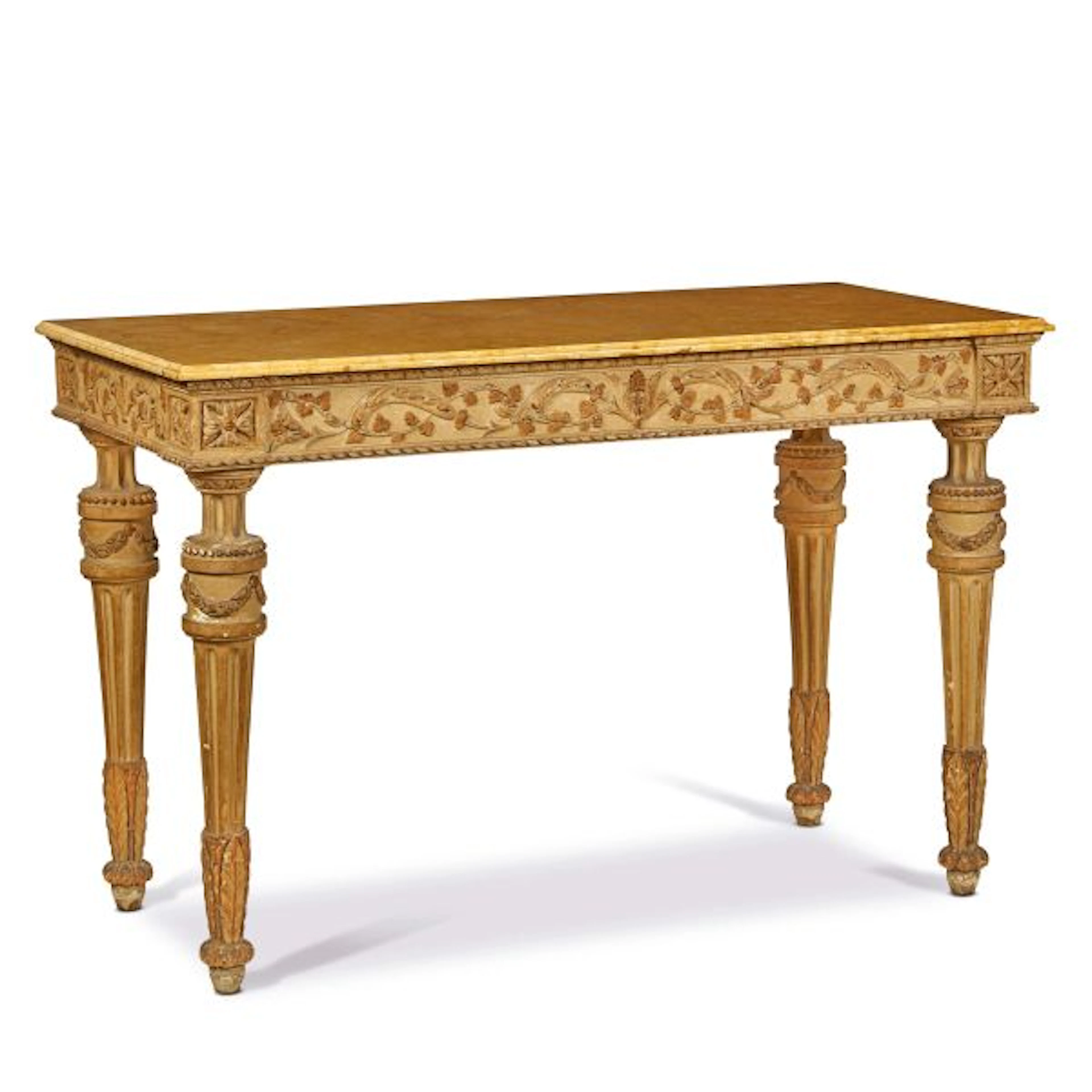 A LOUIS XVI-STYLE CONSOLE TABLE, 20TH CENTURY