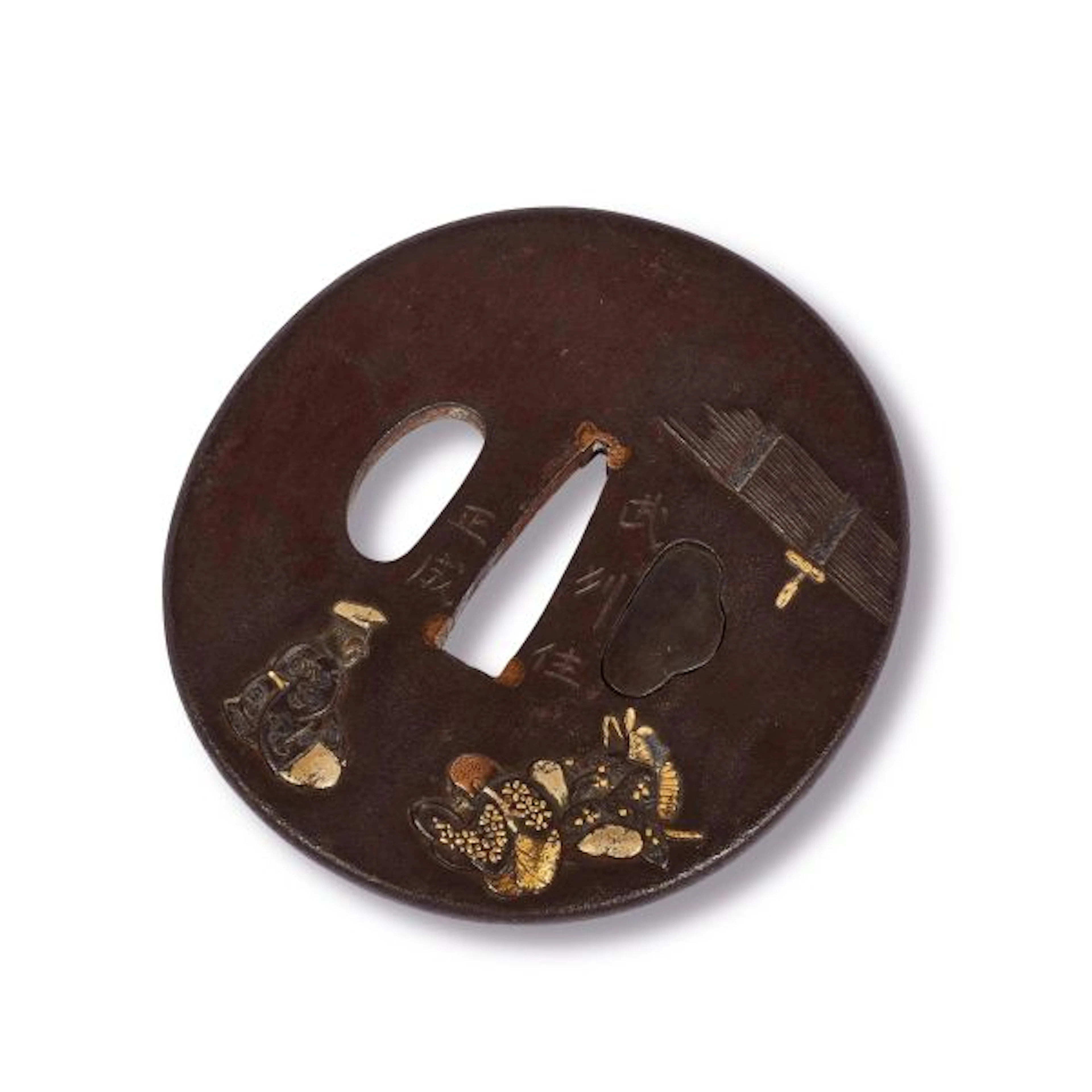 A TSUBA, JAPAN, EDO PERIOD, 19TH CENTURY