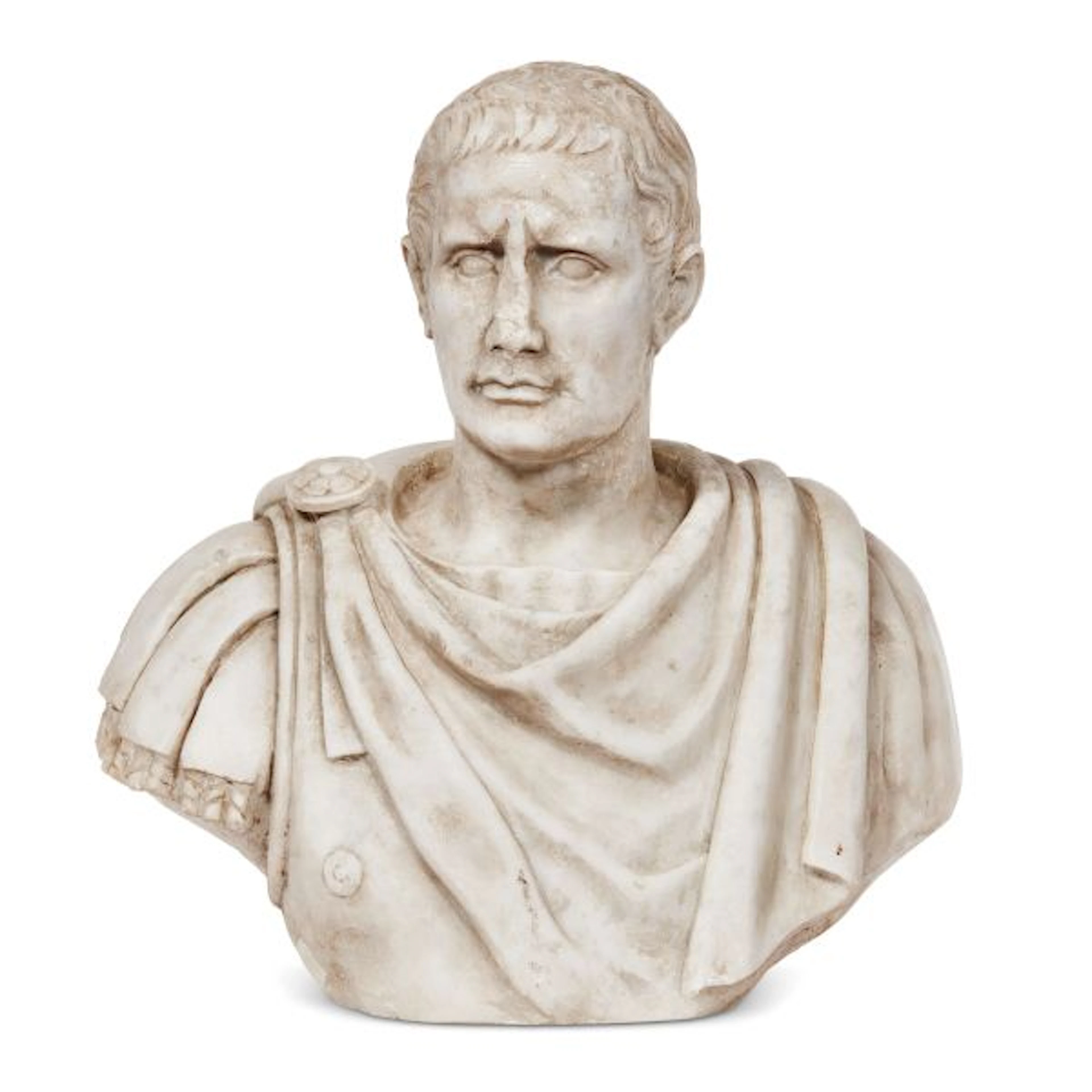 A ROMAN BUST, 19TH CENTURY