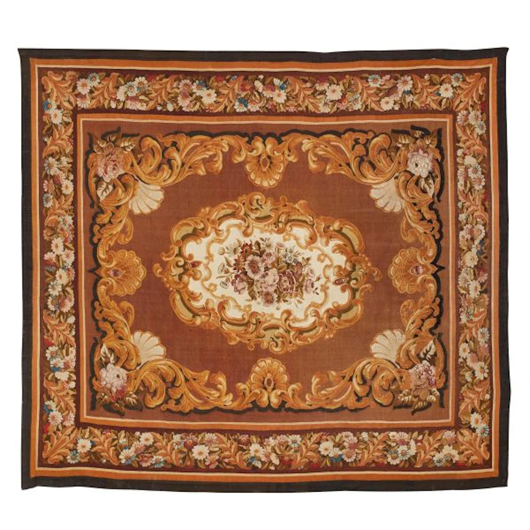 A FRENCH AUBUSSON CARPET, 19TH CENTURY