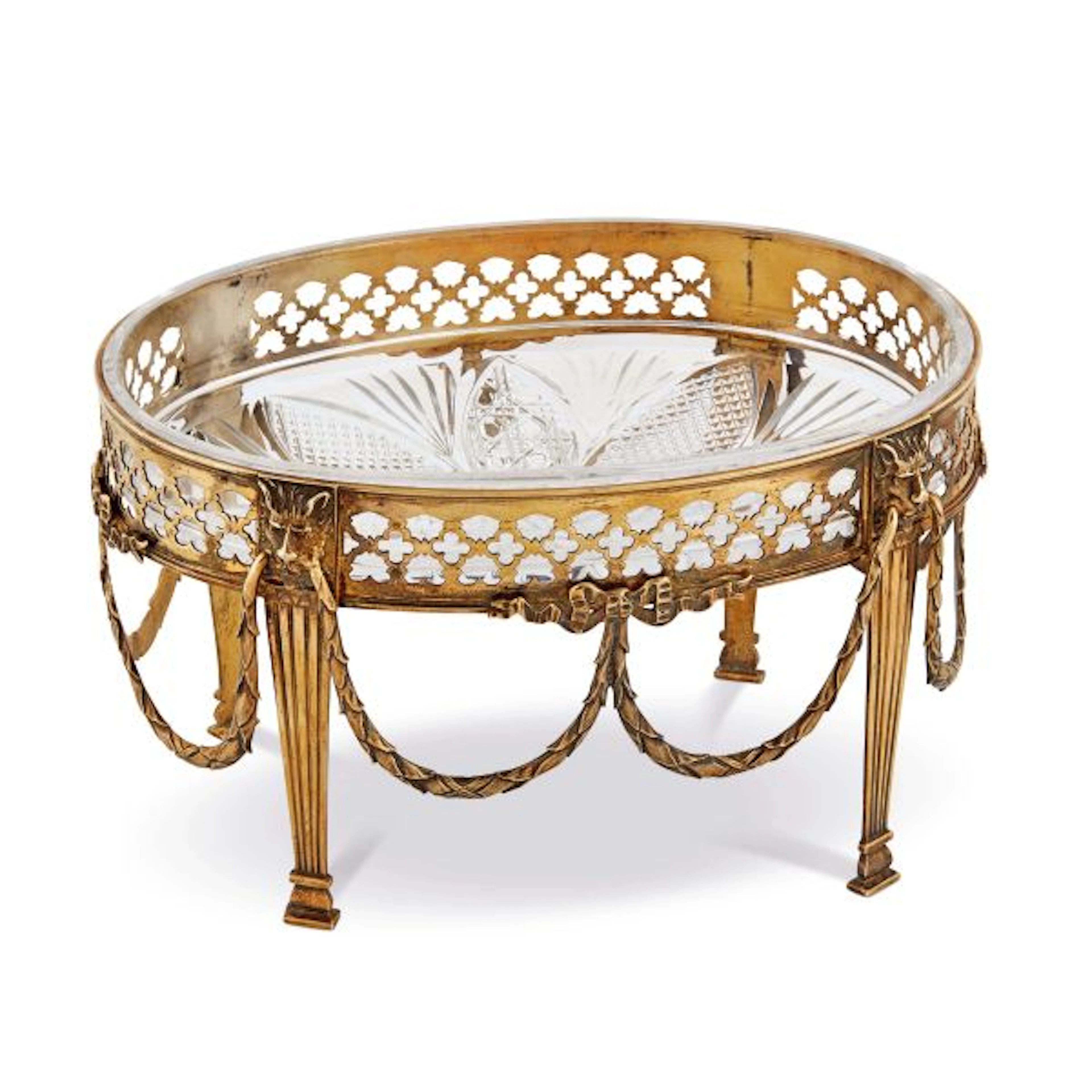 A SILVER-GILT TAZZA, JASON DIXON & SONS, SHEFFIELD, 1892/1893