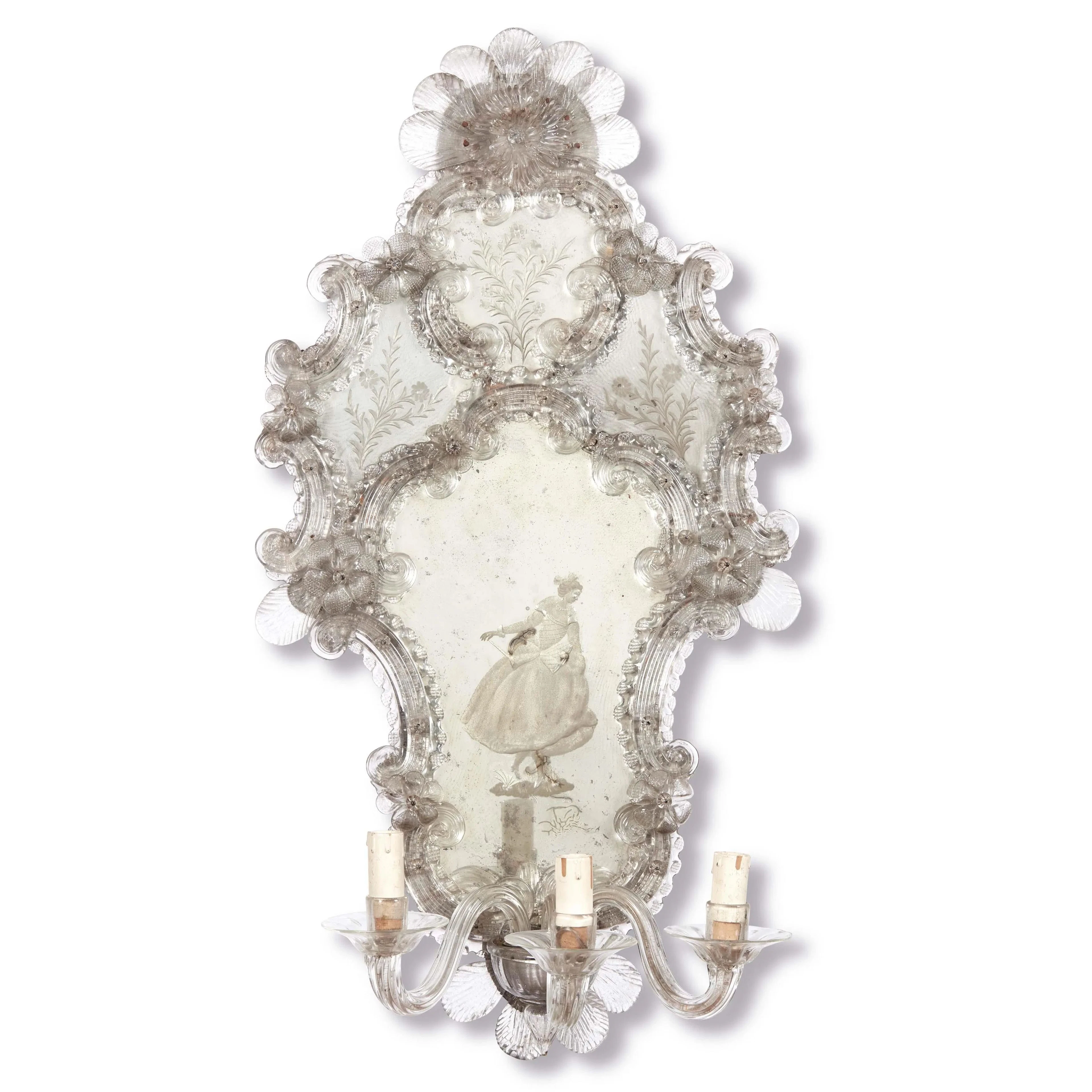 FOUR VENETIAN MIRRORS, LATE 18TH CENTURY