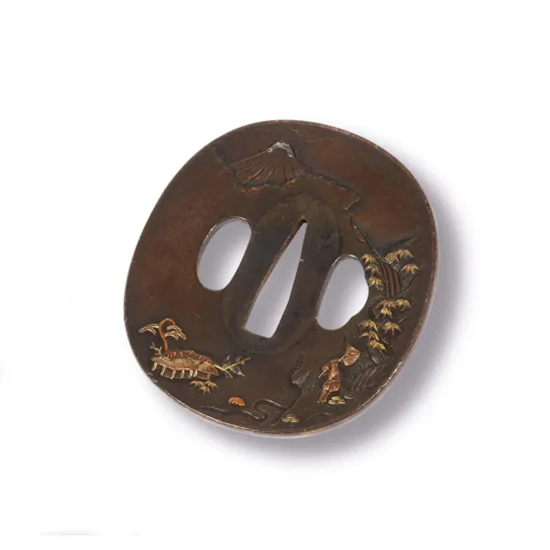 A TSUBA, JAPAN, EDO PERIOD, 19TH CENTURY