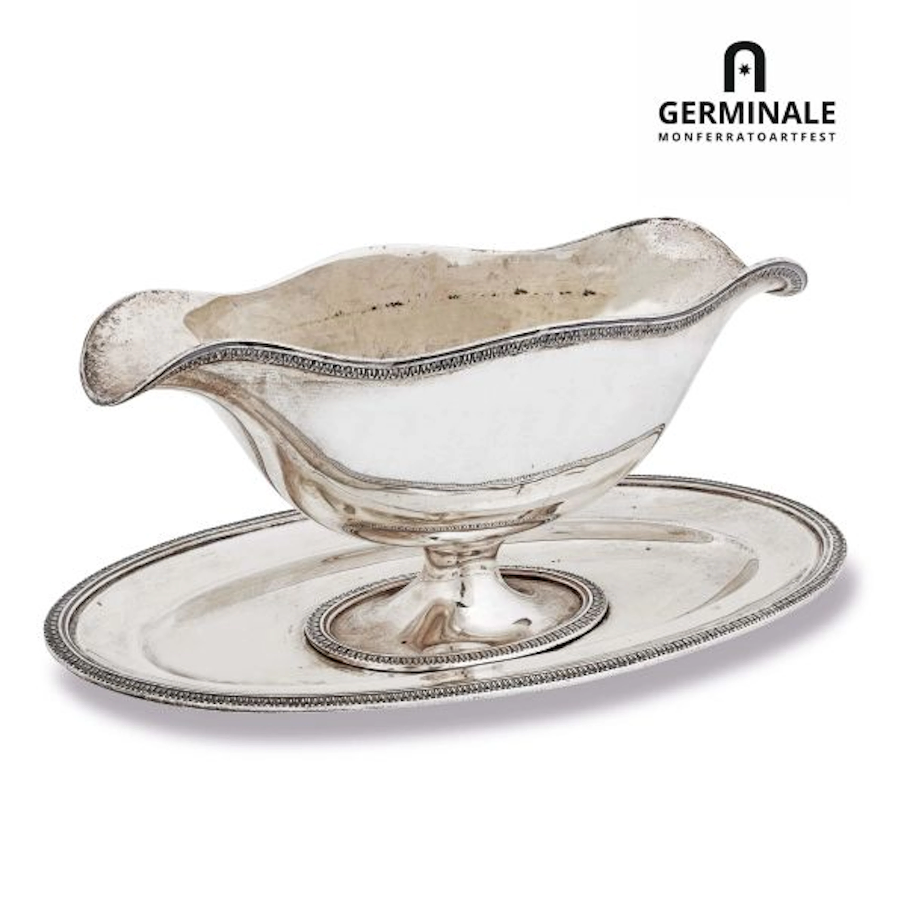 A SILVER SAUCE-BOAT, MIRACOLI, MILAN, 20TH CENTURY