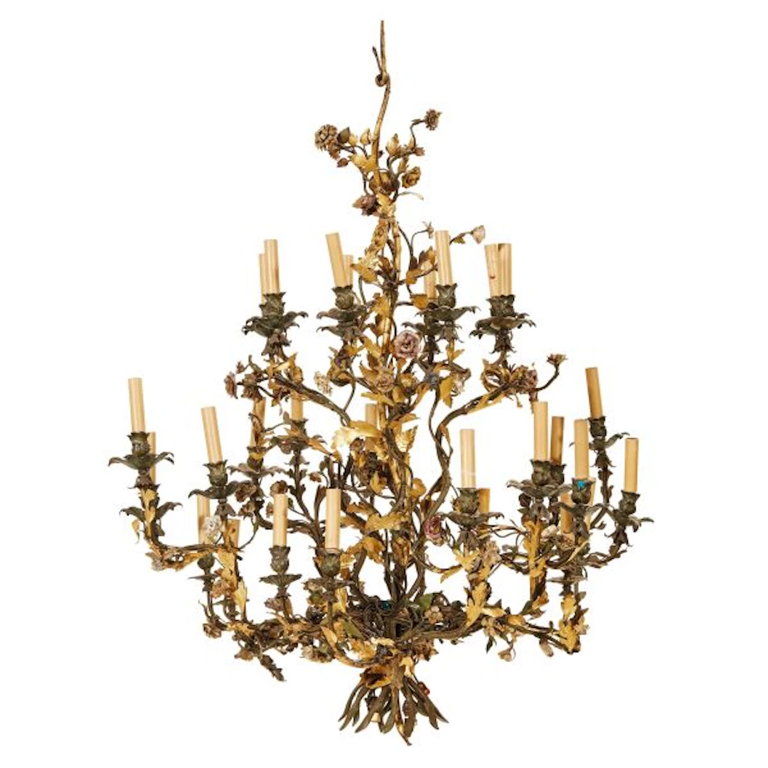 A PIEDMONTESE CHANDELIER, LATE 19TH CENTURY