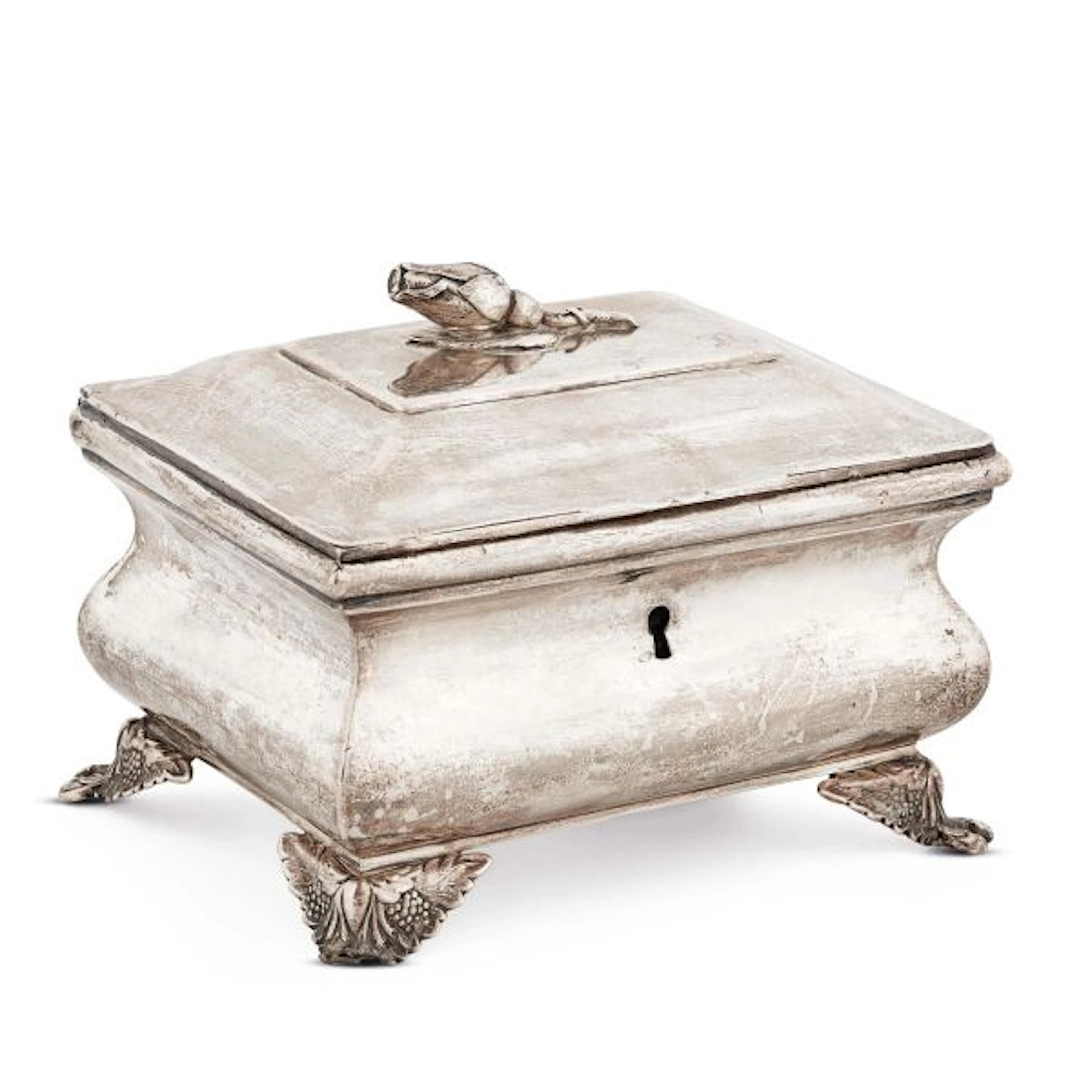 A SILVER BOX, RADKE, WARSAW, FIRST HALF 19TH CENTURY