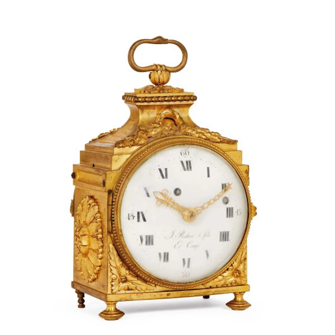 A SWISS PENDULE D'OFFICIER, LA CHAOUX-DE-FONDS, EARLY 19TH CENTURY