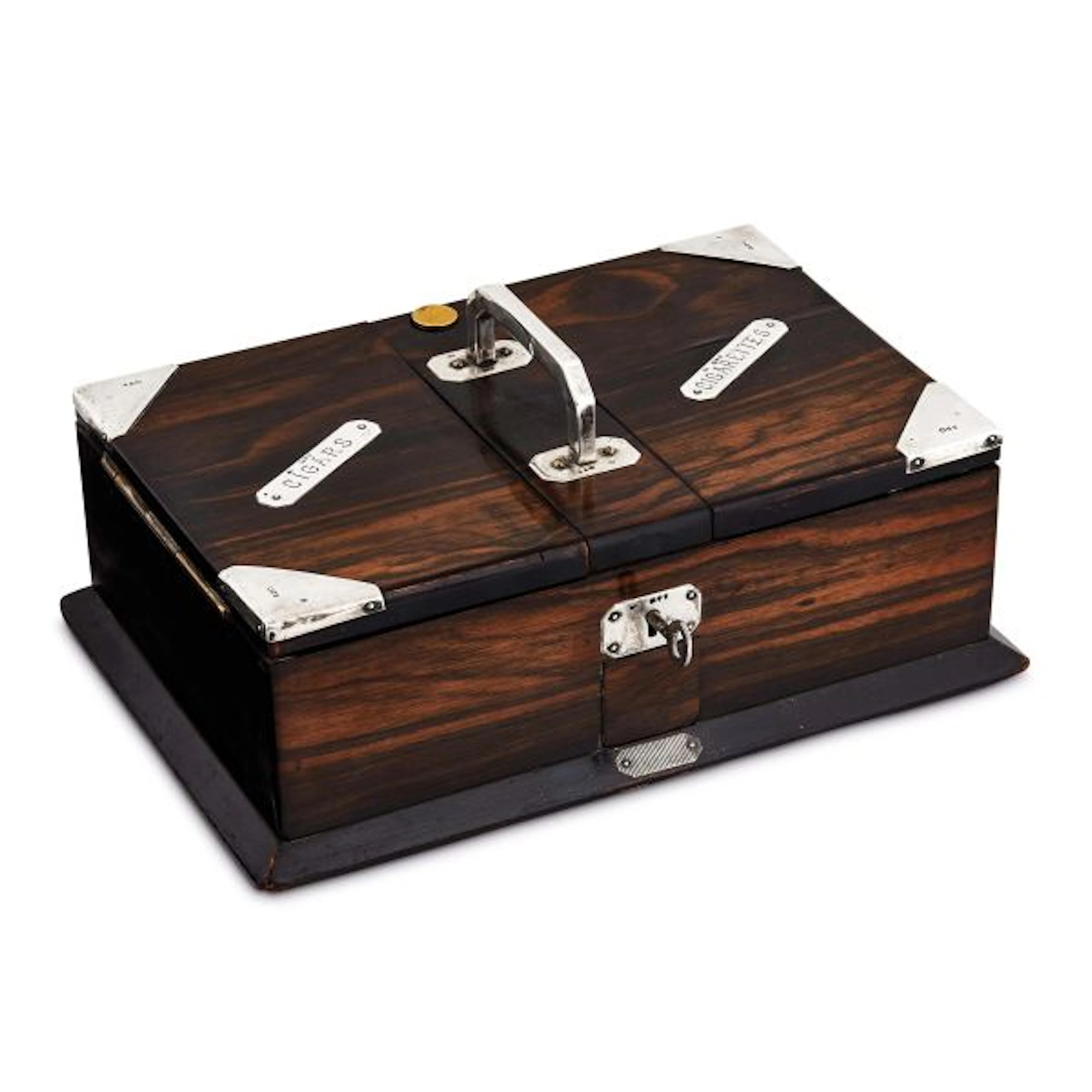 A CIGAR BOX, MOSES BRENT, LONDON, 1894/1895