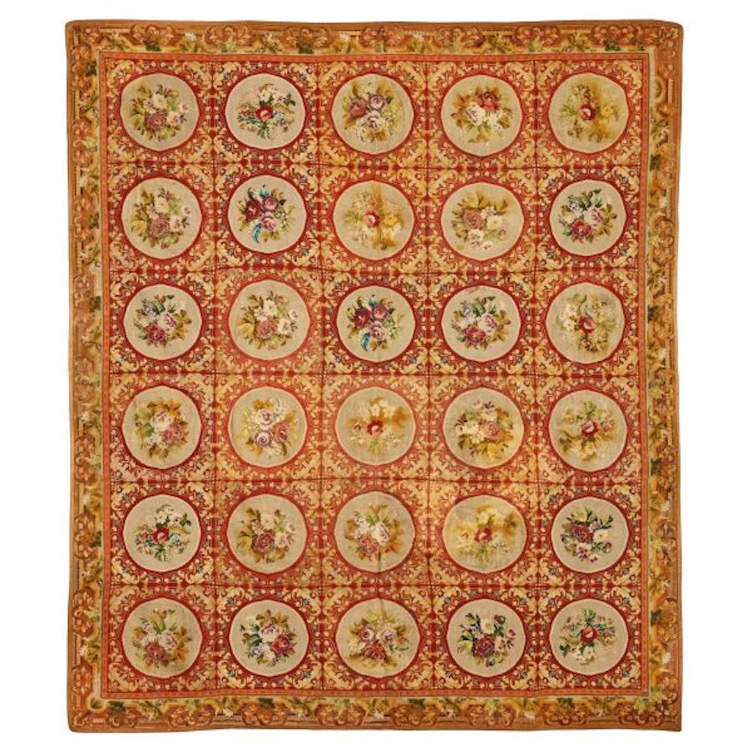 A FRENCH CARPET, LATE 19TH CENTURY