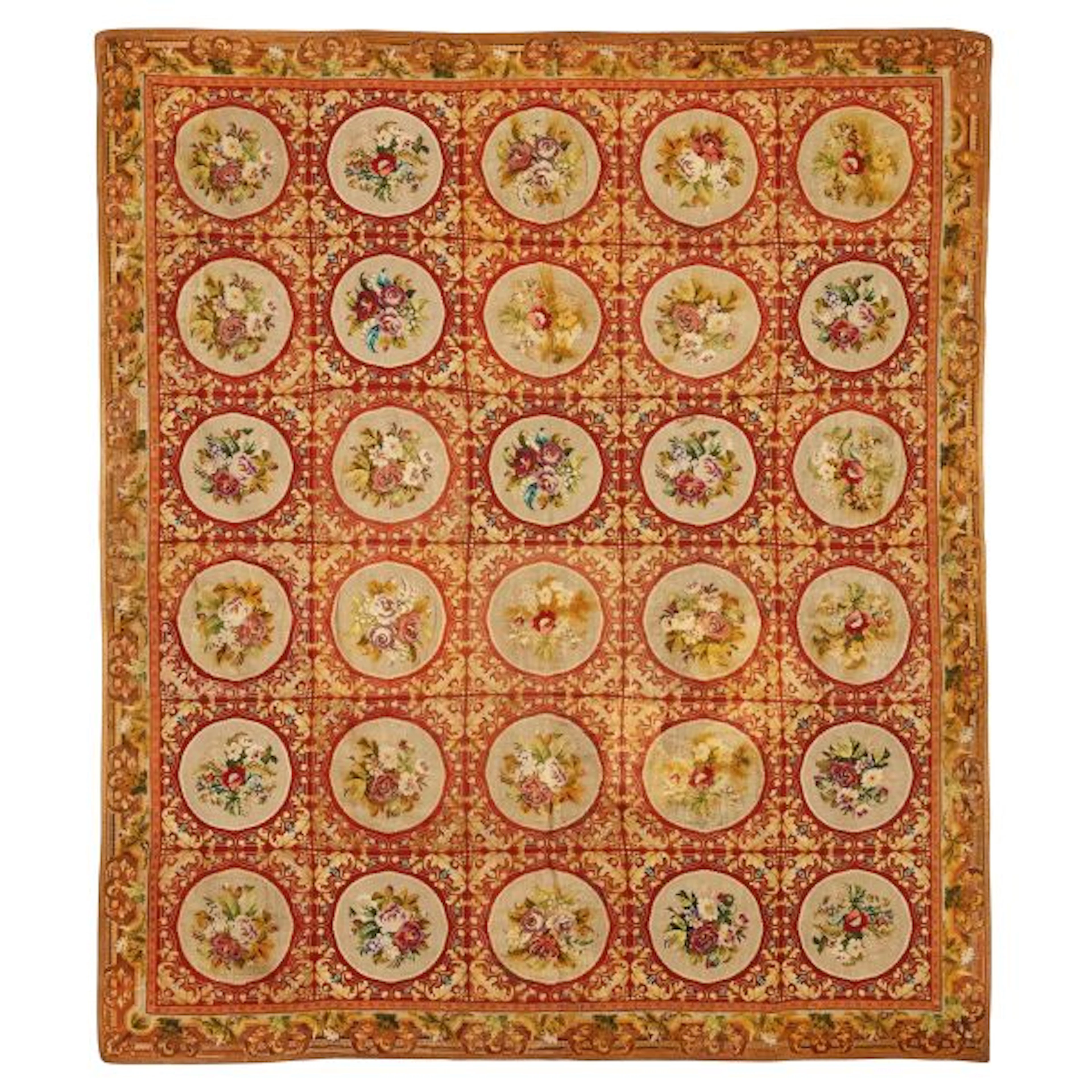 A FRENCH CARPET, LATE 19TH CENTURY