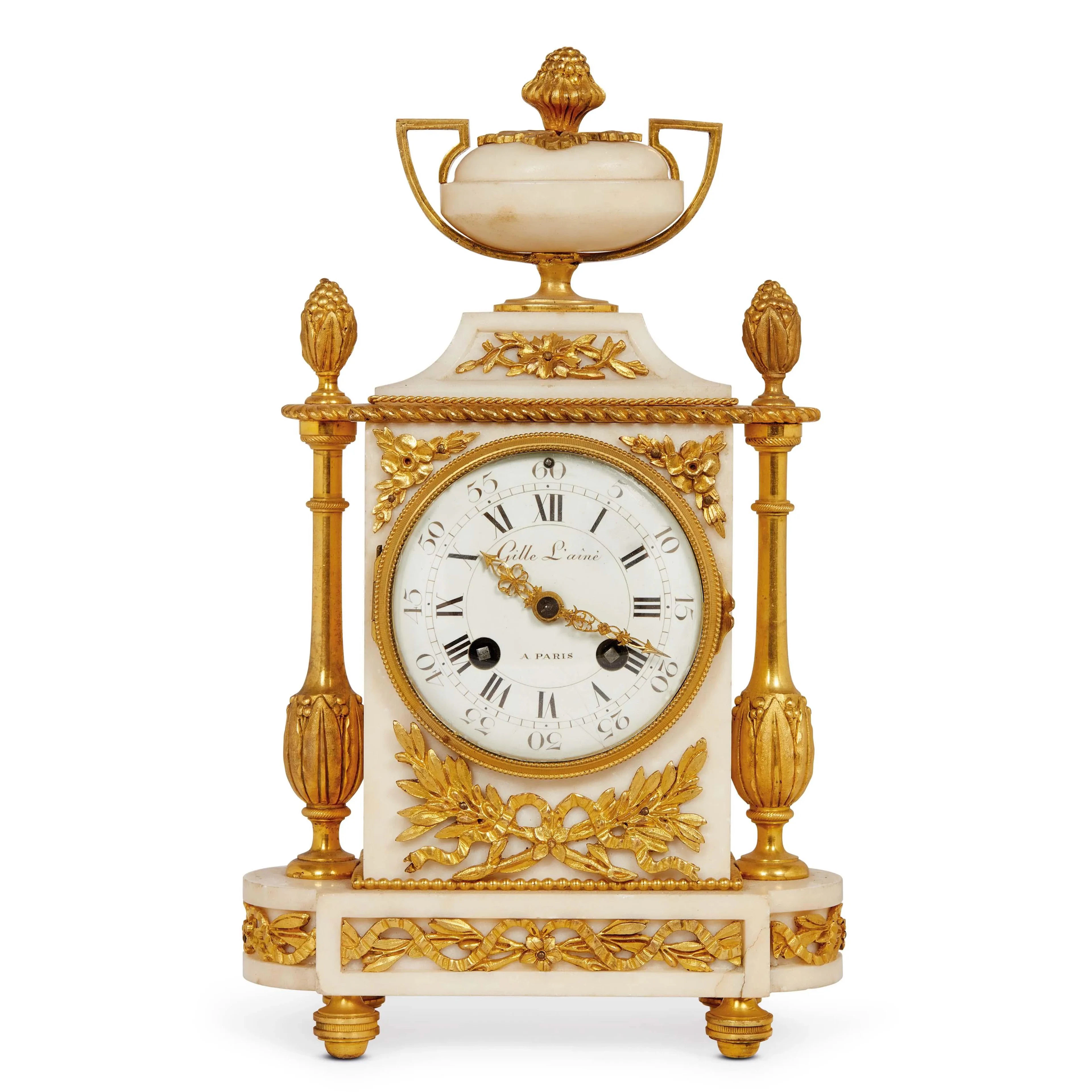A PARISIAN TABLE CLOCK, LATE 18TH CENTURY