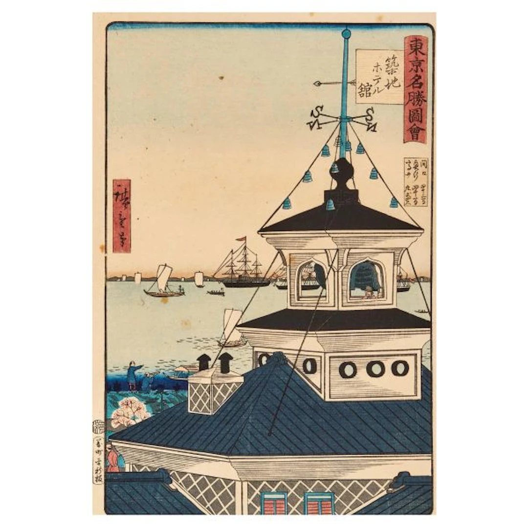 A WOODBLOCK PRINT, JAPAN, MEIJI PERIOD, 19TH CENTURY