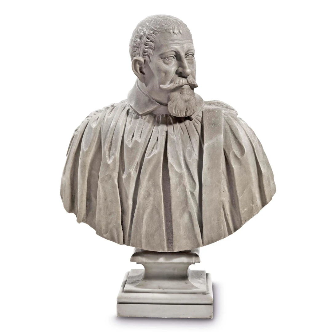 A FLORENTINE MALE BUST, LATE 16TH CENTURY