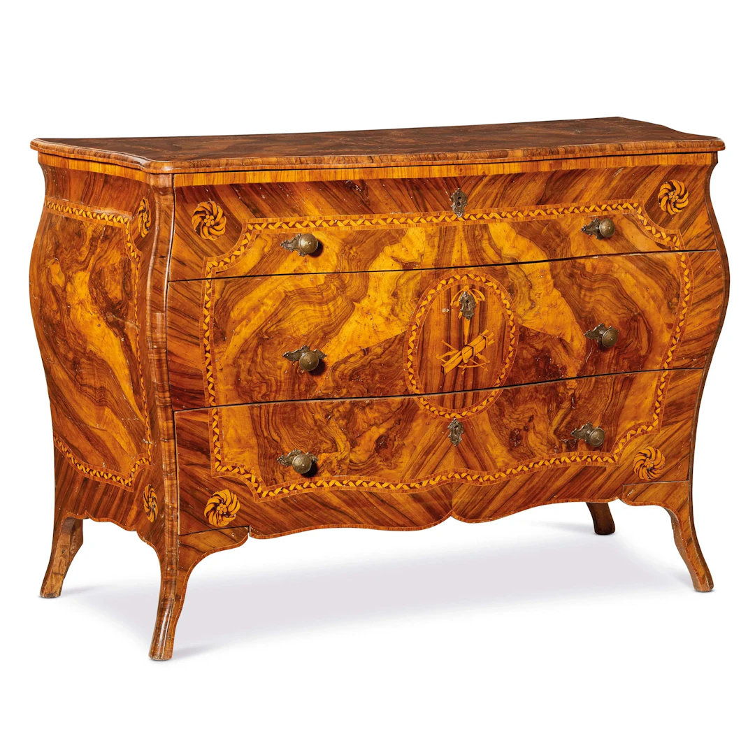 A PAIR OF LOMBARD COMMODES, SECOND HALF 18TH CENTURY