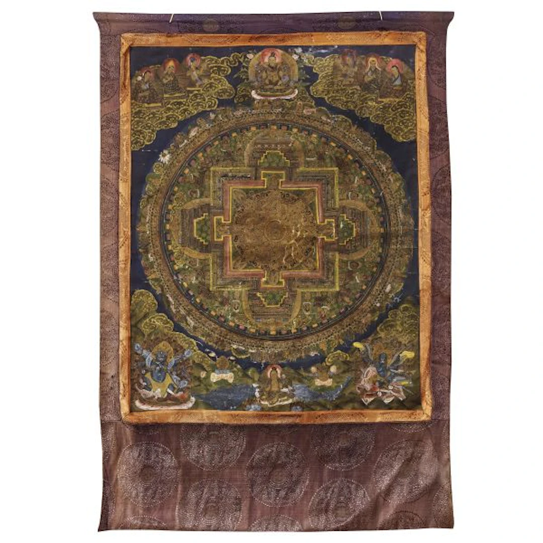 A THANGKA OF A MANDALA, TIBET, 19TH/20TH CENTURY