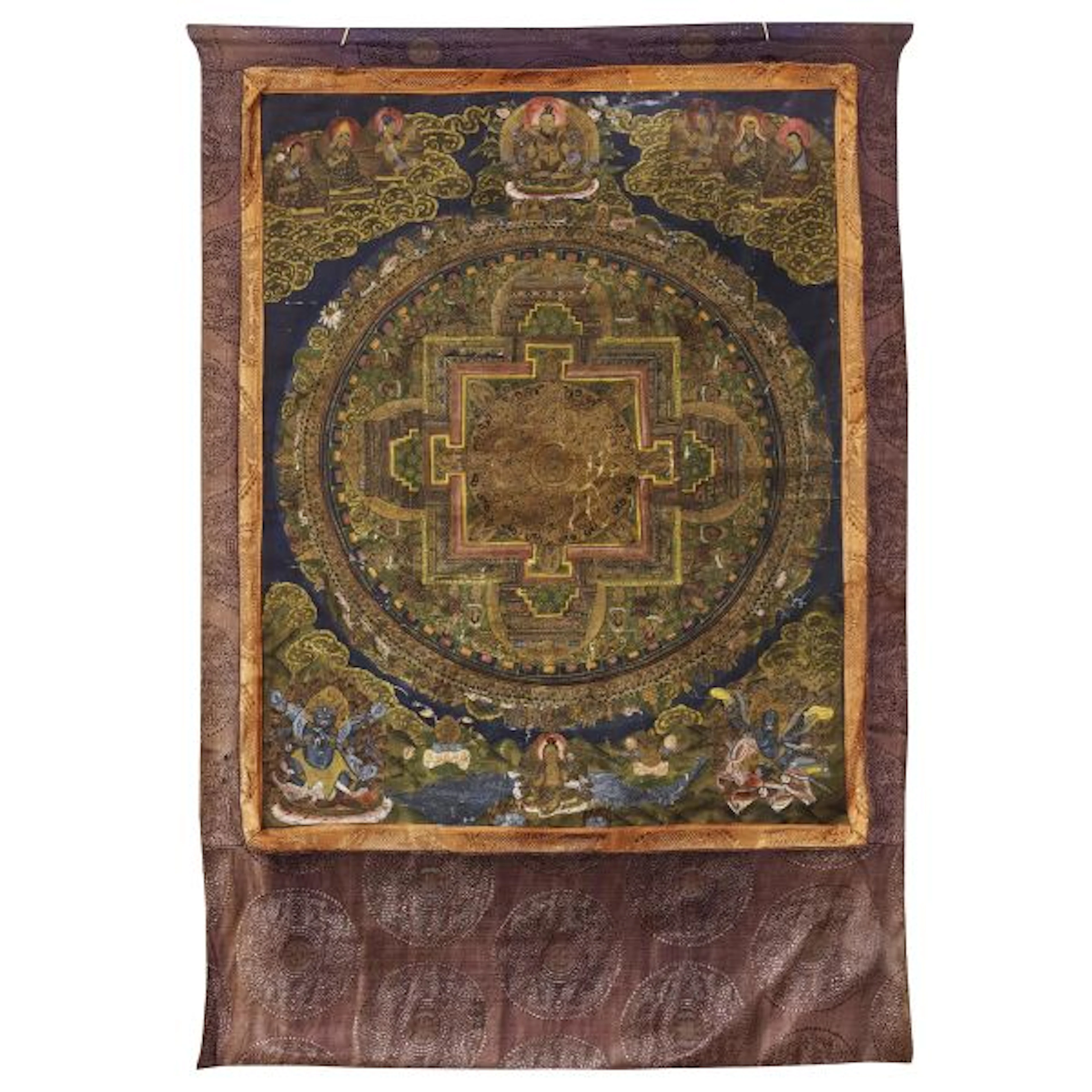 A THANGKA OF A MANDALA, TIBET, 19TH/20TH CENTURY