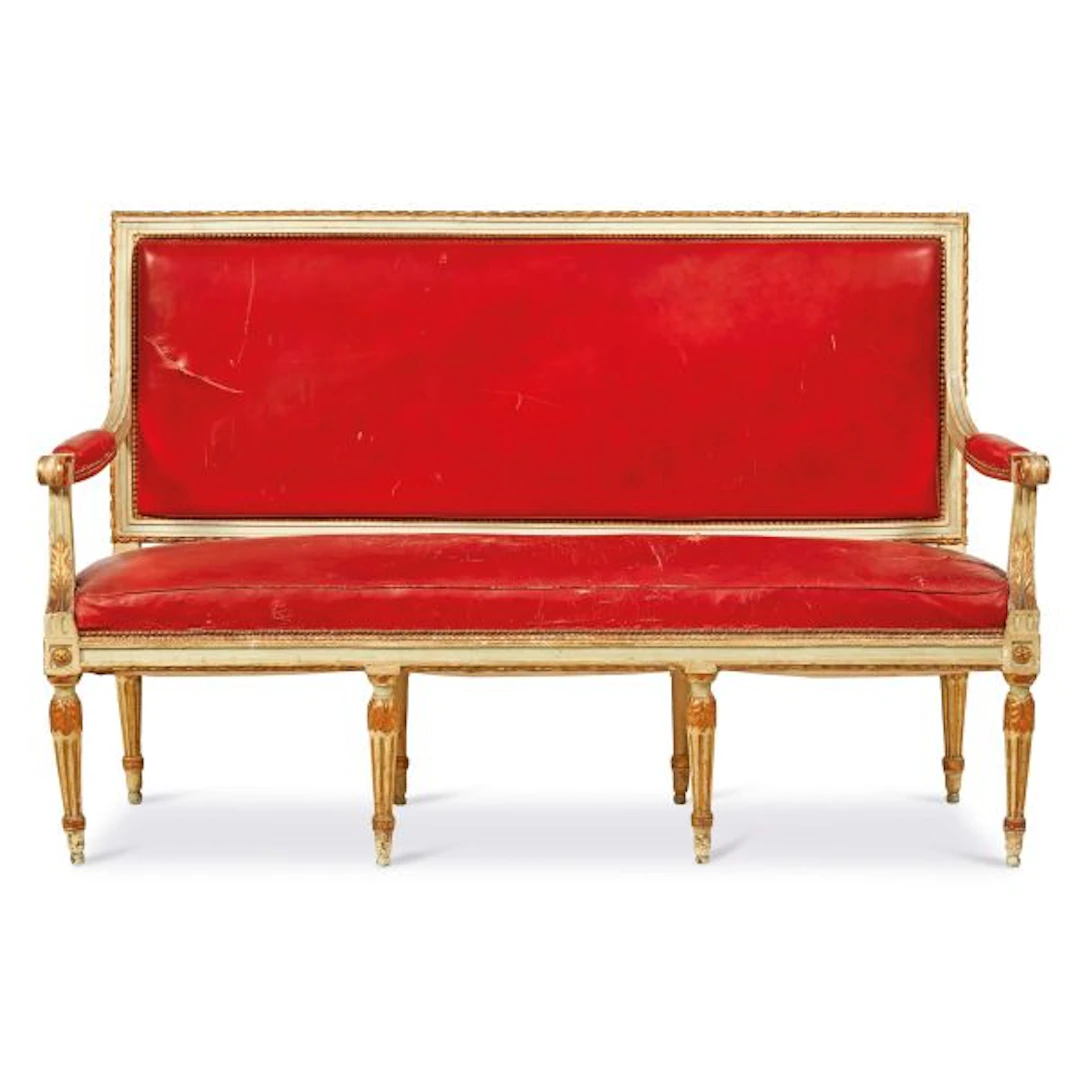 A NORTHERN ITALY SOFA, LATE 18TH CENTURY
