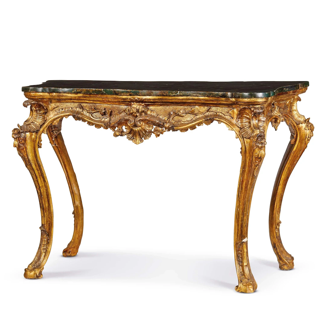 A PAIR OF NEAPOLITAN CONSOLES, 18TH CENTURY