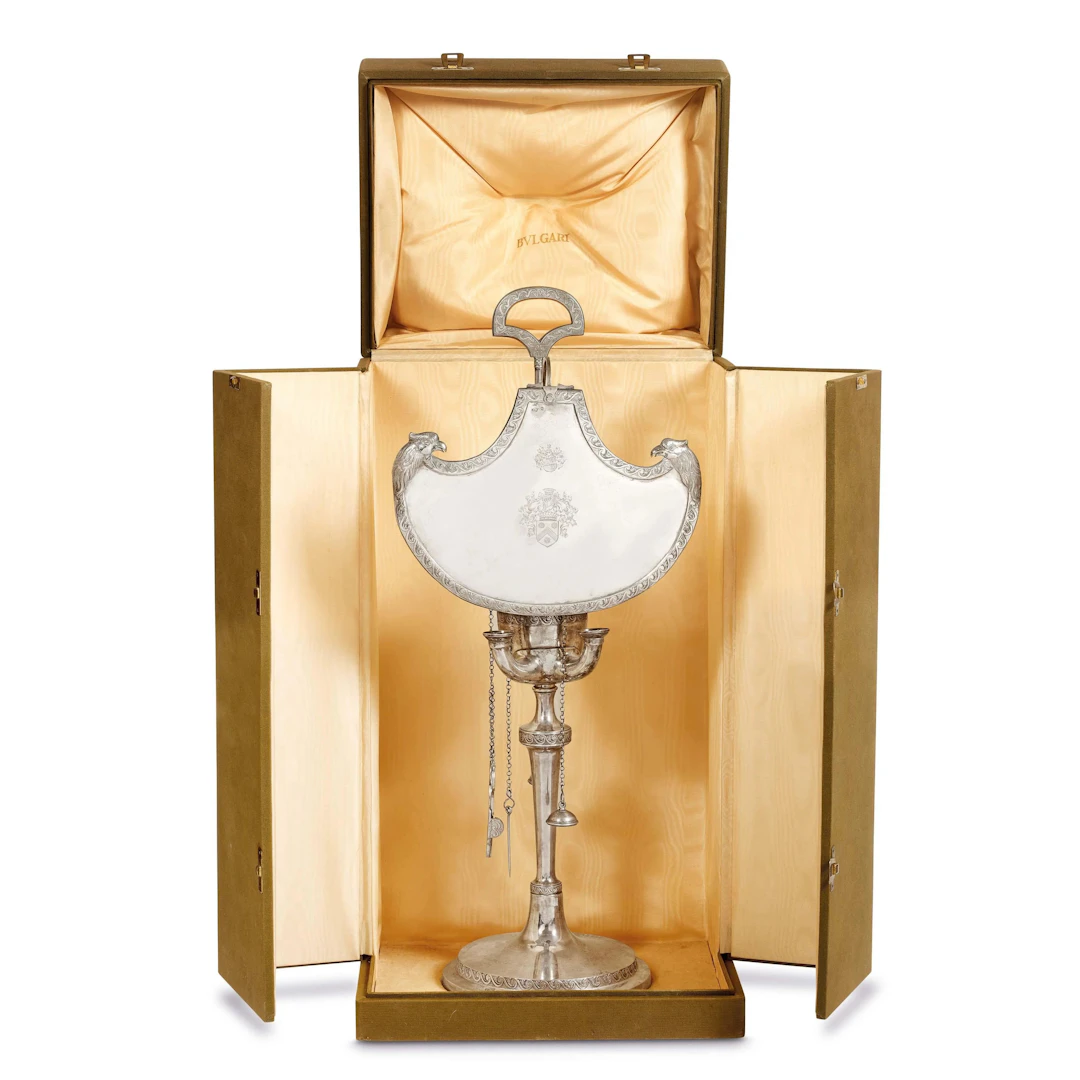 A SILVER LUCERNA, PIETRO SCHISANI, NAPLES, 1810