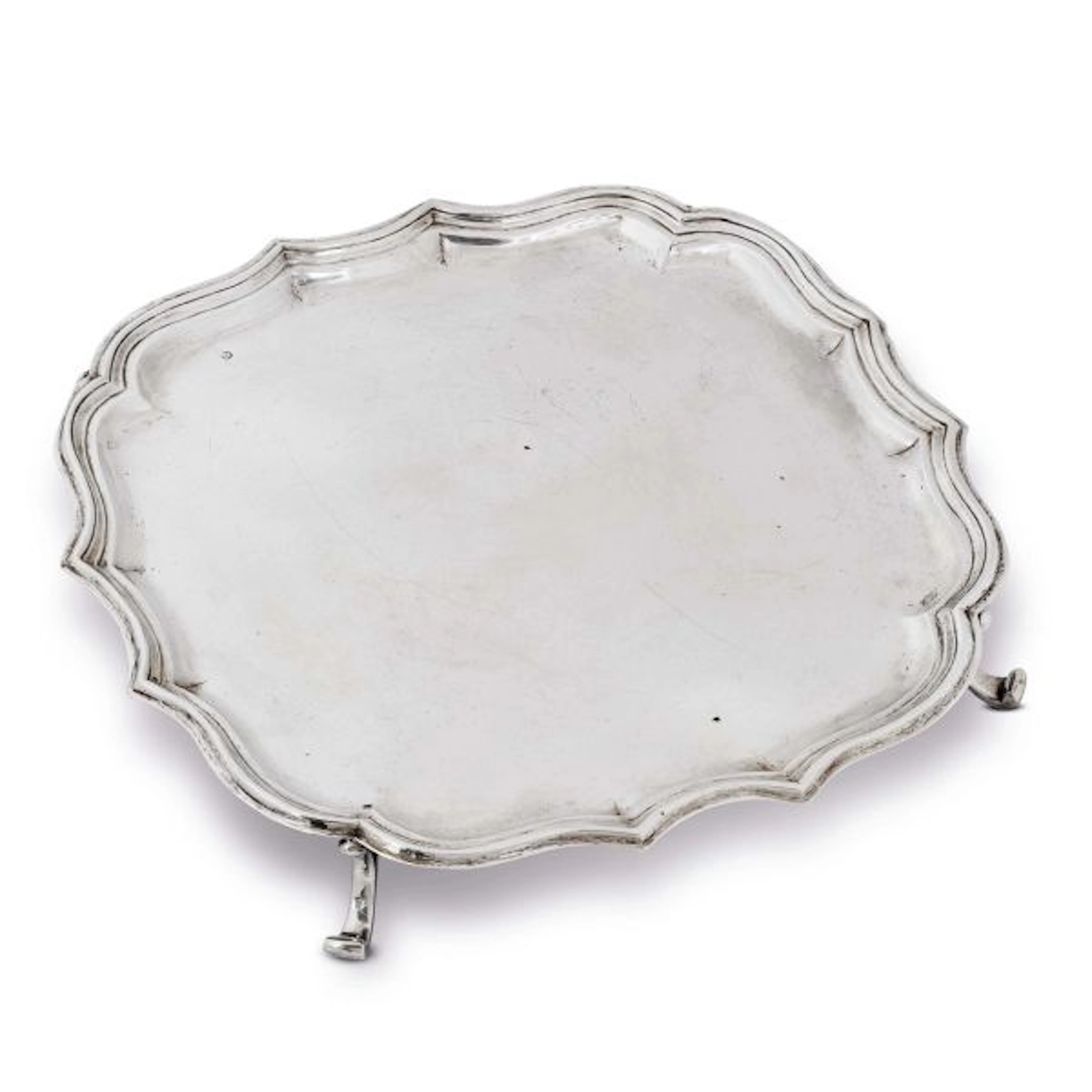 A SILVER SALVER, VENICE, 18TH CENTURY