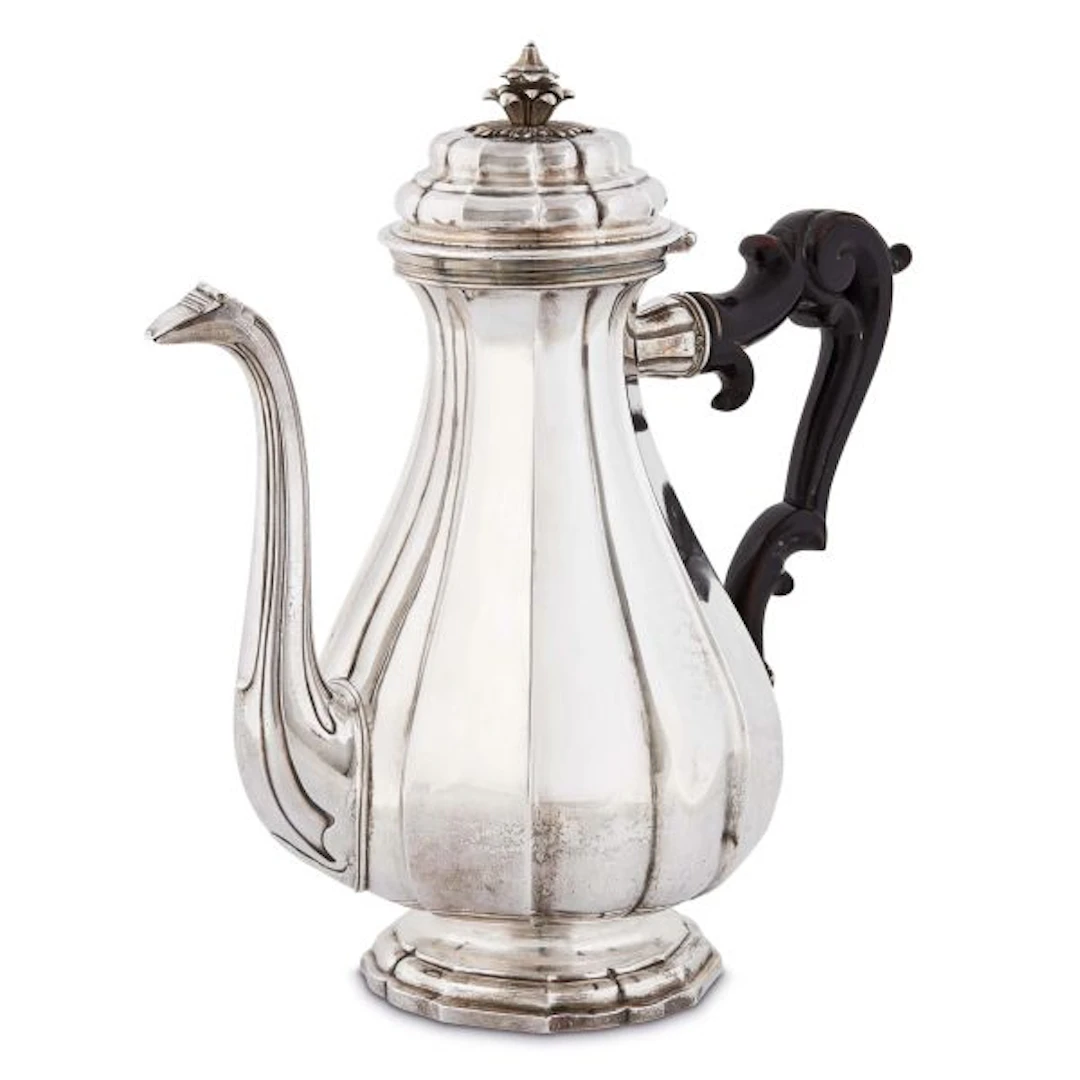 A SILVER COFFEE POT, VINCENZO BELLI I, ROME, 1741/1787