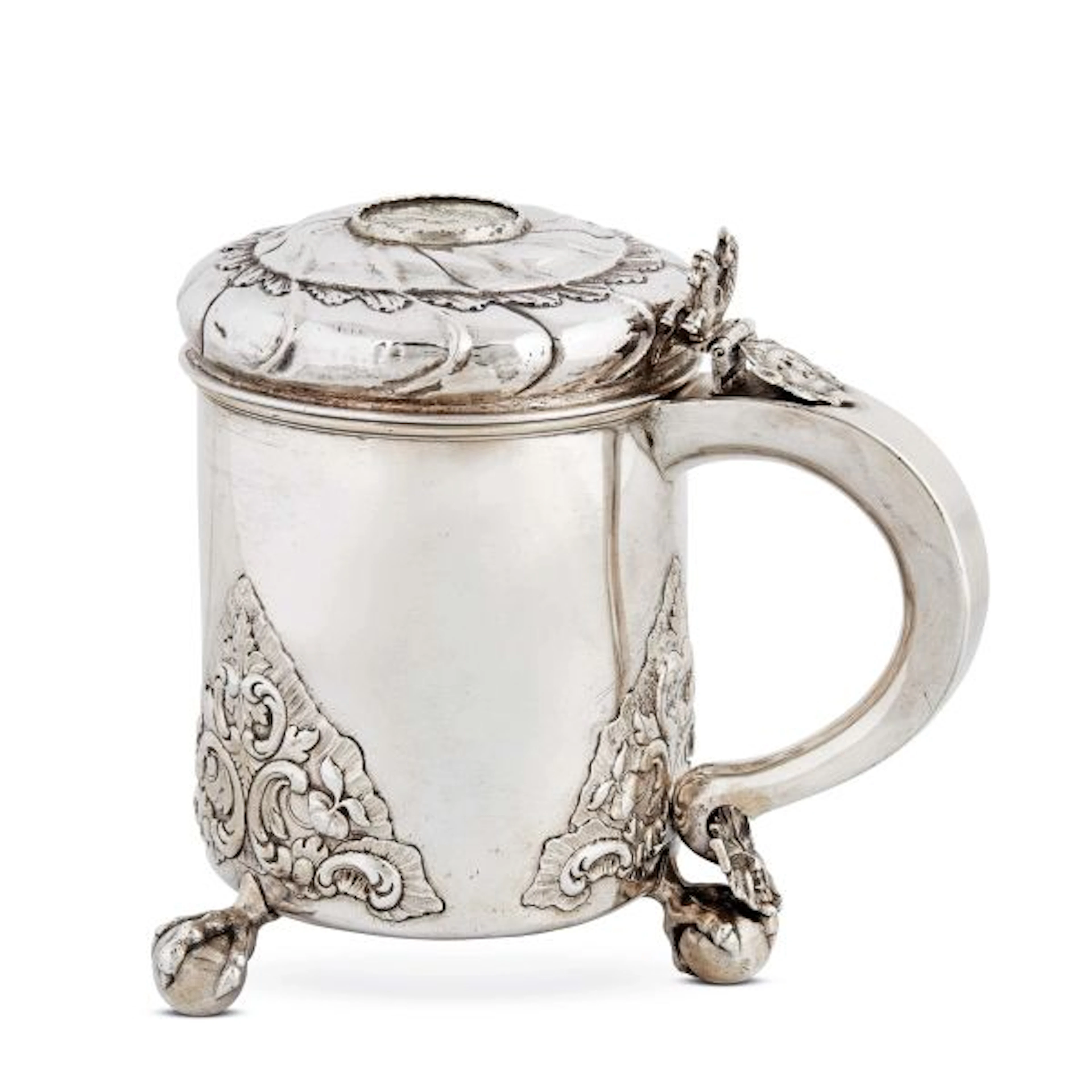 A SILVER TANKARD, NORTHERN EUROPE, 18TH CENTURY