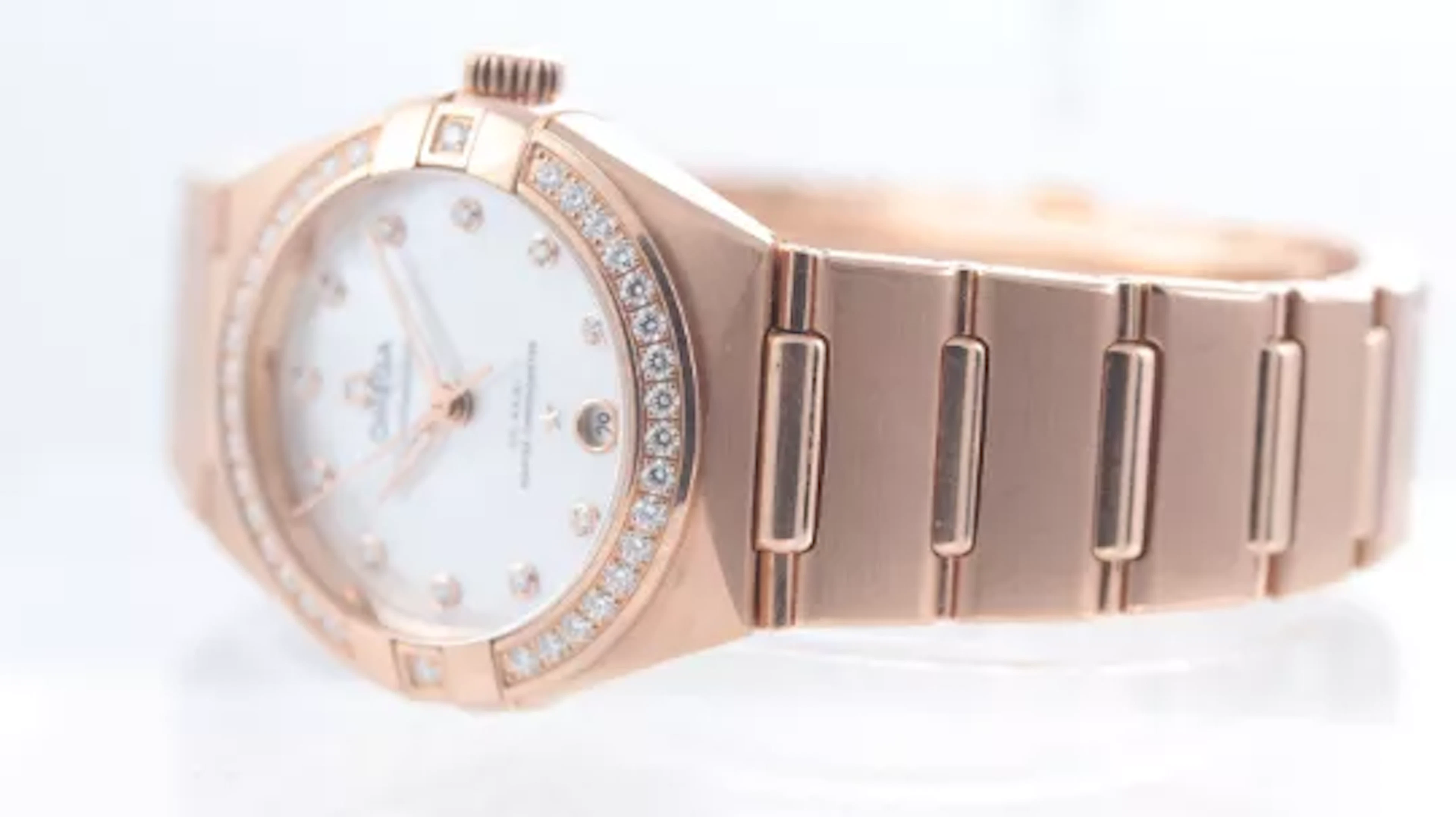 Omega Constellation 18ct rose gold Ref 131.55.29.20.55.001 with Papers