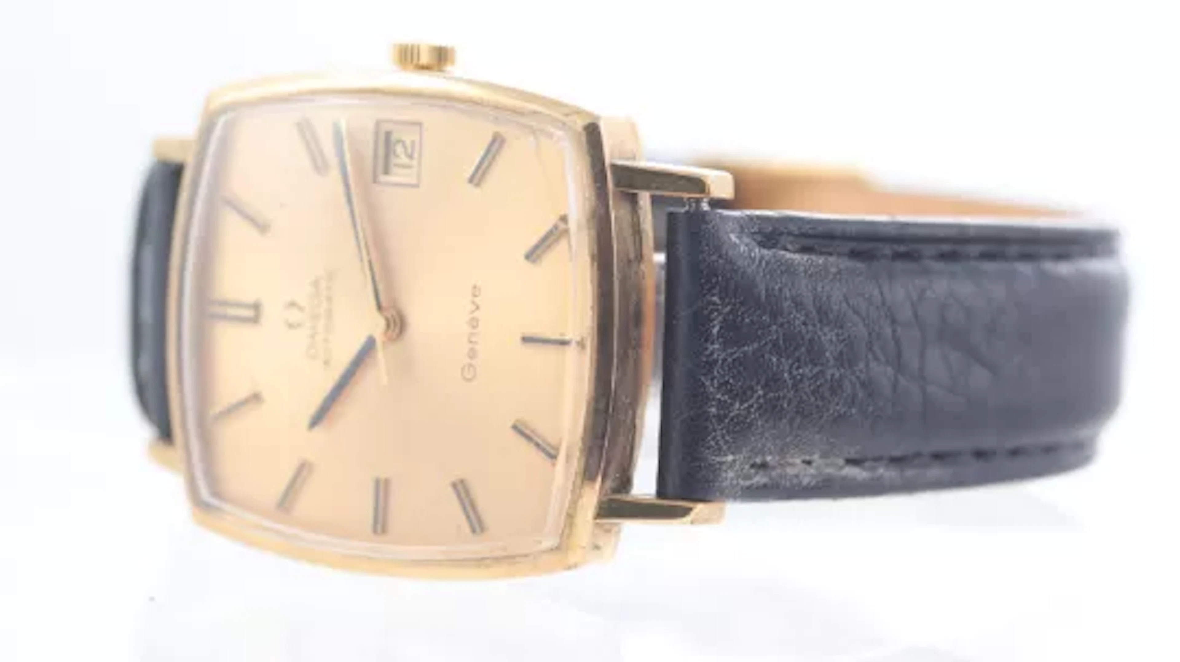 Vintage Omega Geneve 9ct Gold Ref 162.5052 1973
