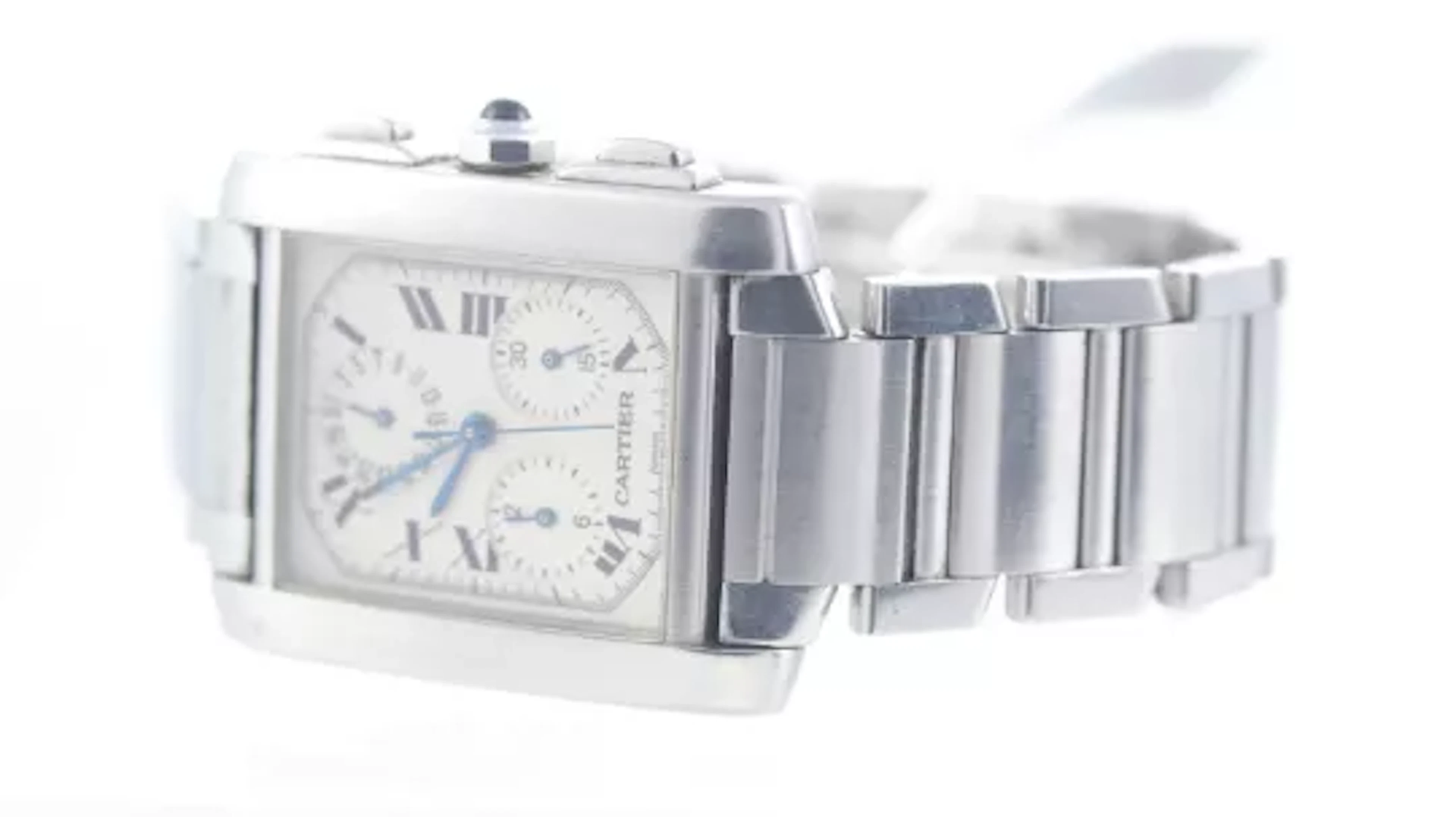 Cartier Tank Francais Chronoflex Ref 2303