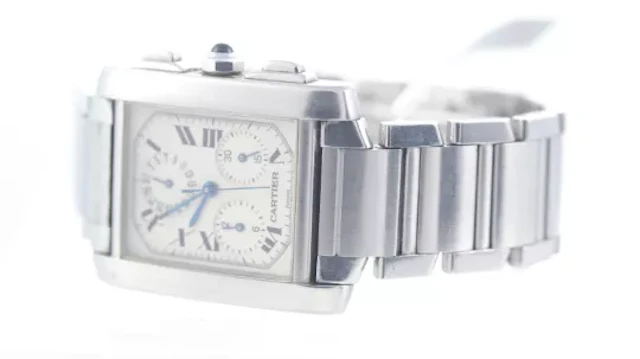 Cartier Tank Francais Chronoflex Ref 2303