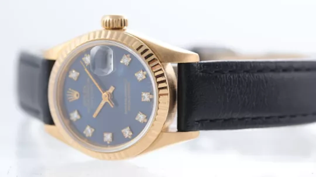 Ladies Rolex Datejust 26 18ct Yellow Gold Ref 69178 with Box From 1989