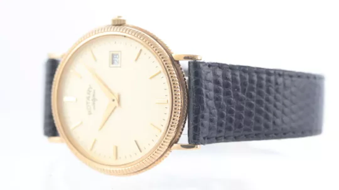 Vintage Rotary 9ct Dress Watch with Papers 1969