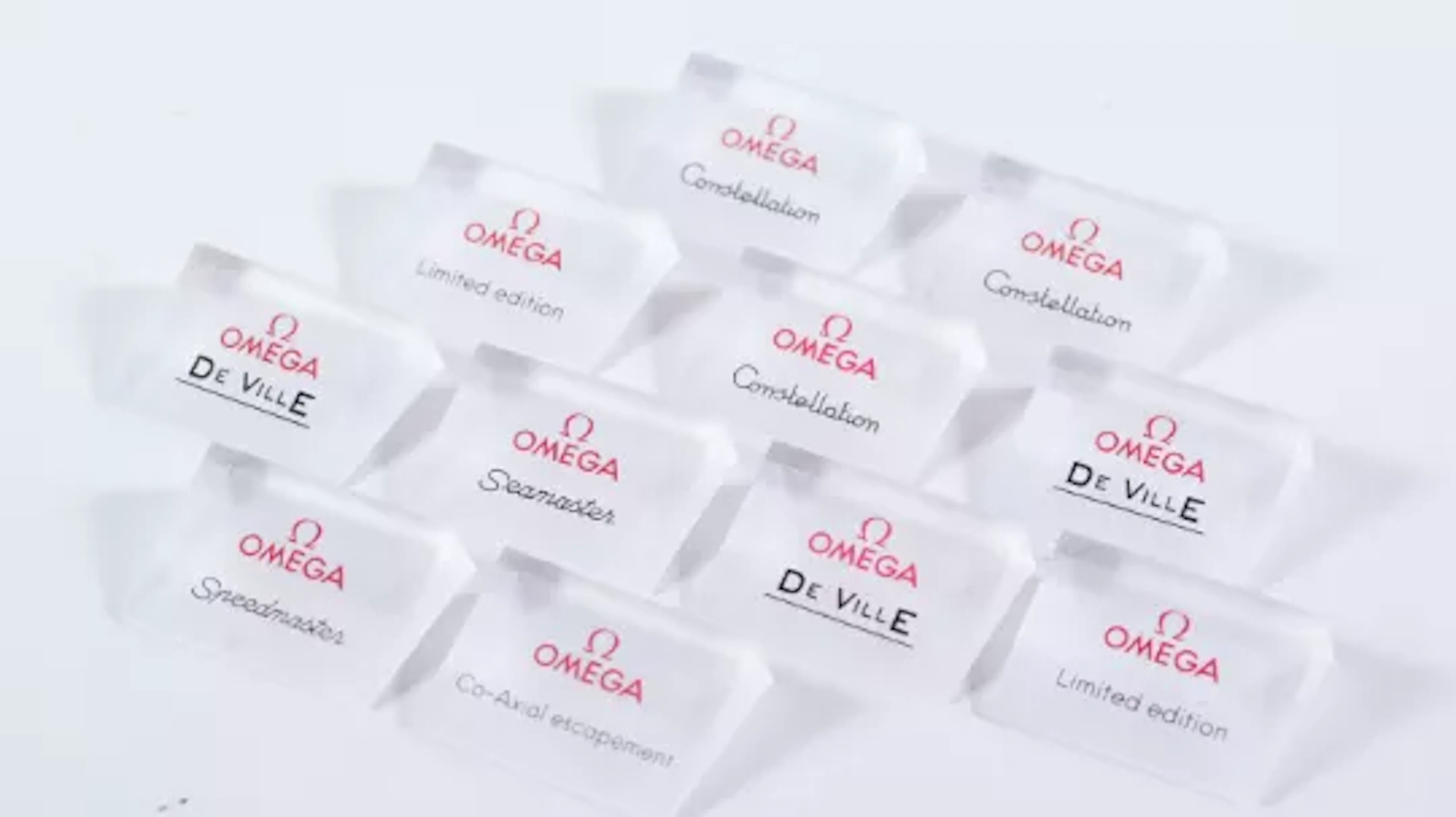 *To Be Sold Without Reserve* OMEGA: shop display, 11x clear acrylic