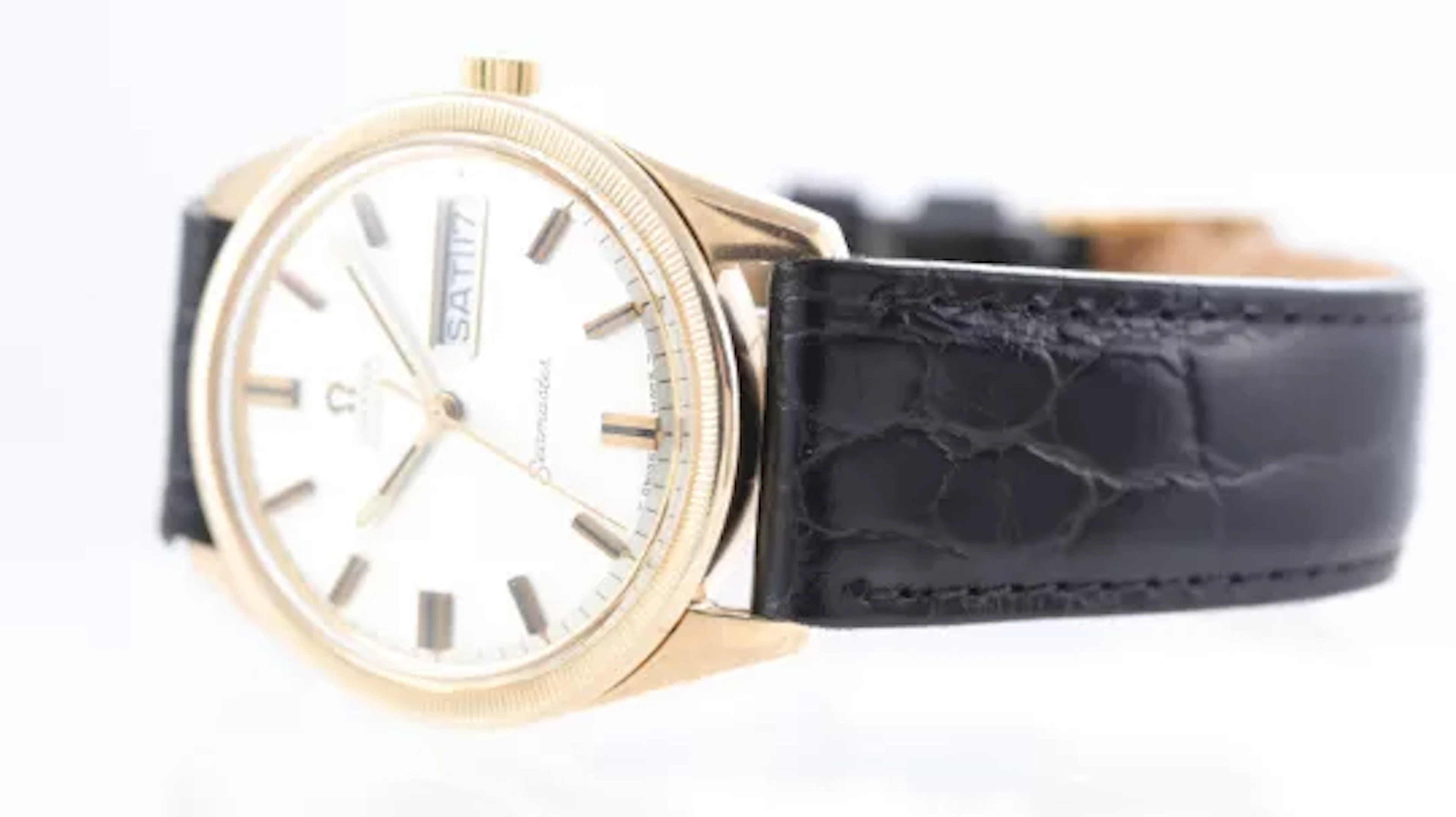 Vinateg Omega Seamaster 9ct Gold Ref 1665032 From 1968