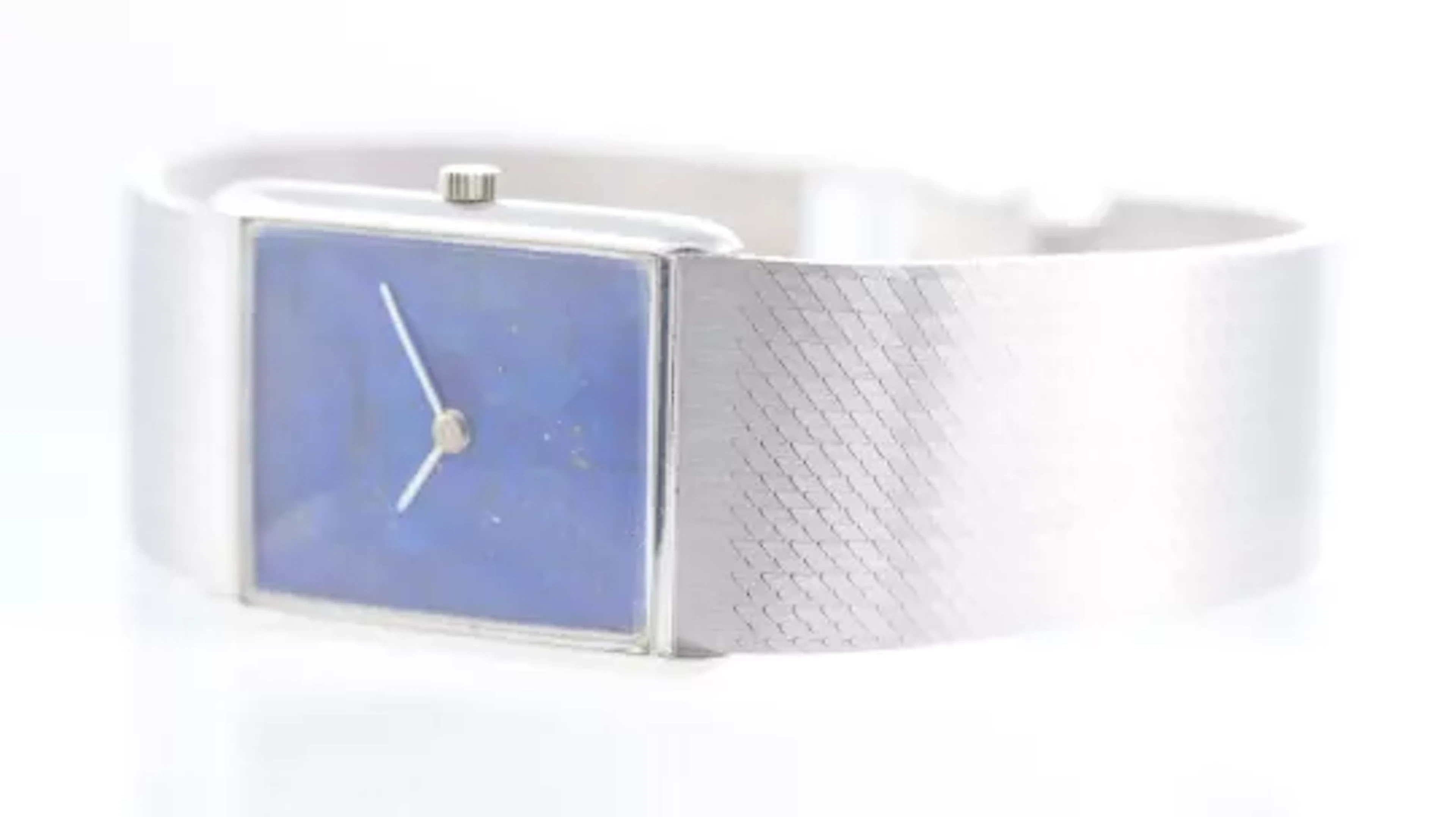 Vintage Vacheron Constantin Mosaic Lapis Lazuli 18ct white gold Circa 1970s
