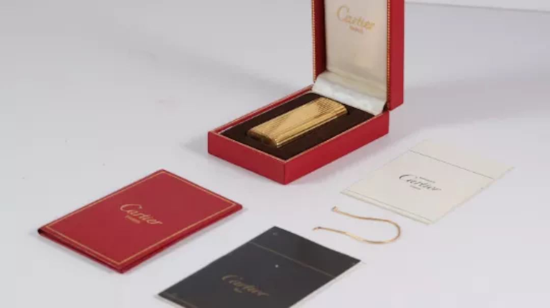 Vintage Cartier Lighter with box and papers Circa 1979
