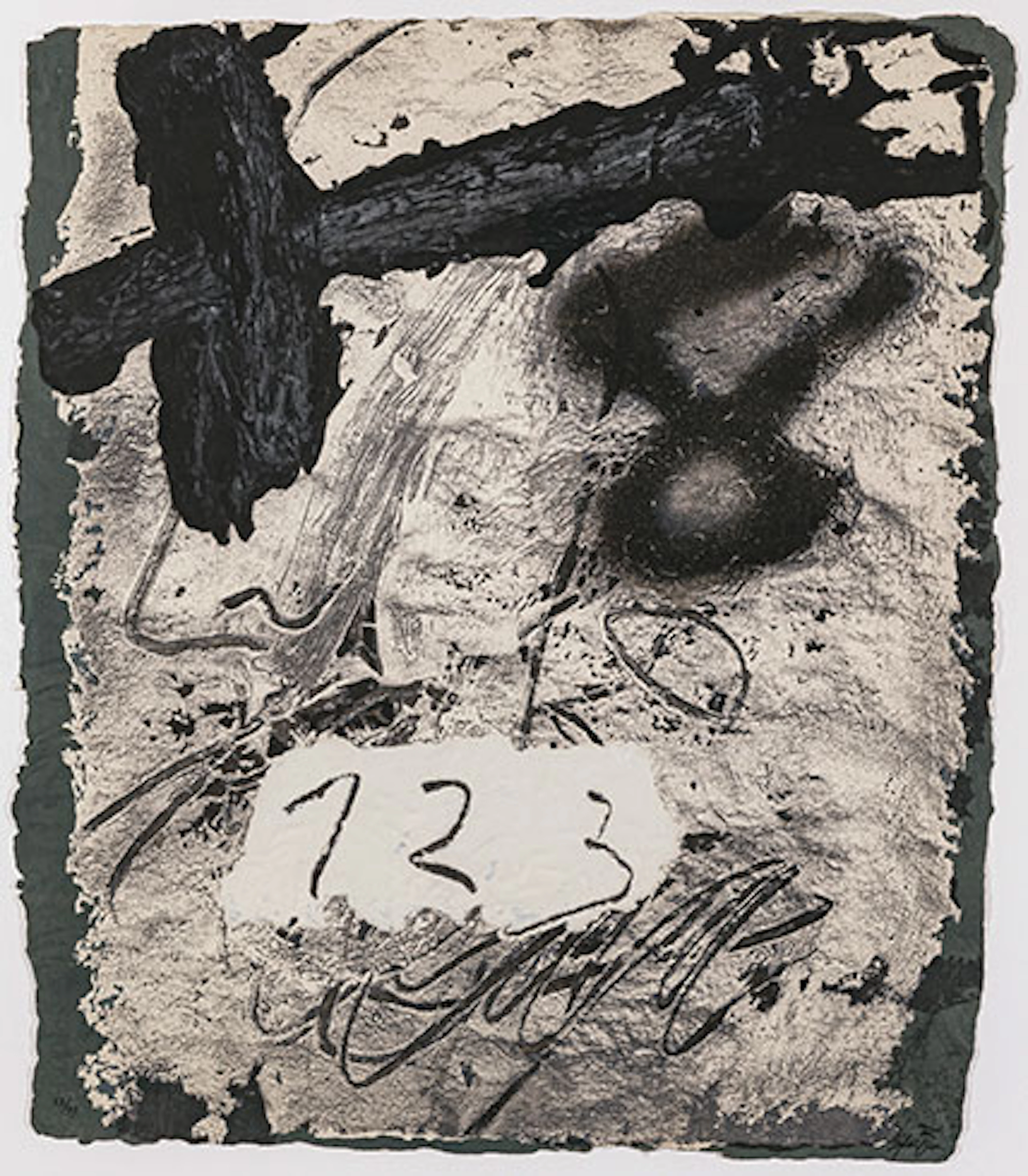 Antoni Tàpies - Grabado al Aguafuerte "Informal"