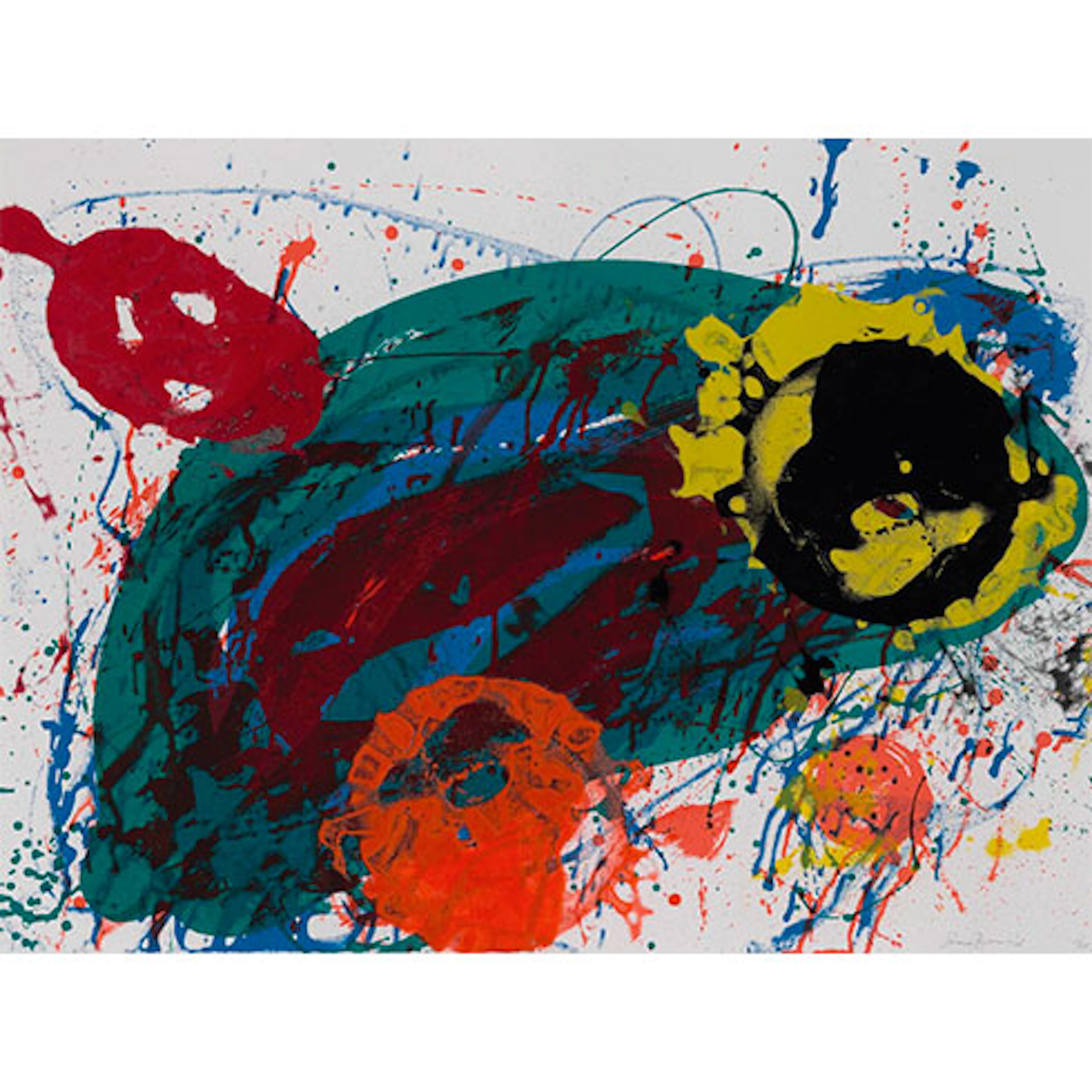 Sam Francis - Serigrafía en Colores "For Thirteen"
