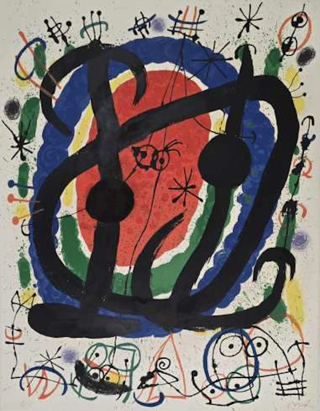 Joan Miró - Litografía"XXII Salon de Mai"