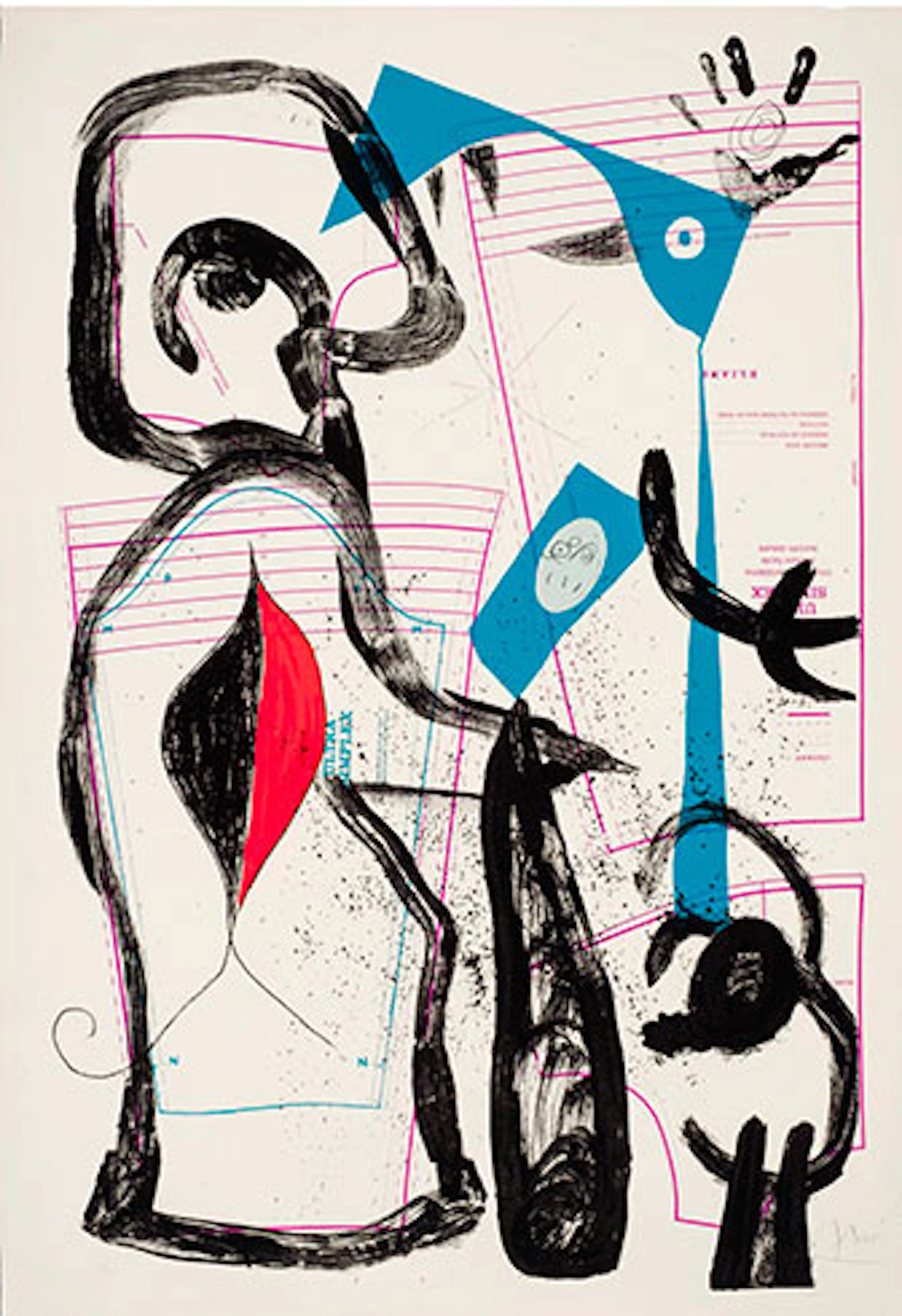 Joan Miró - Litografía "L'Essage I"