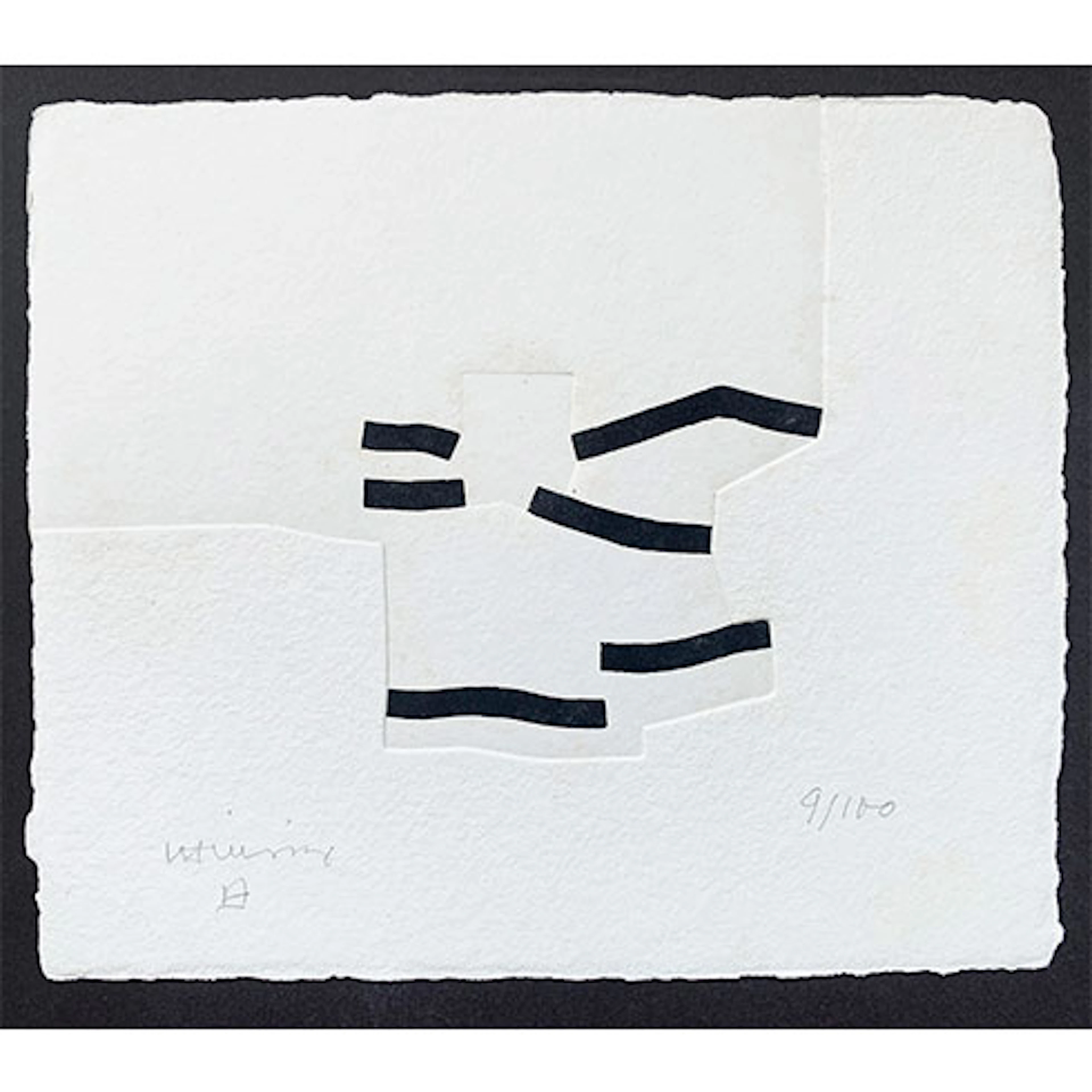 Eduardo Chillida - Grabado al Aguafuerte, Aguatinta con Relieve "J.A.Valente: